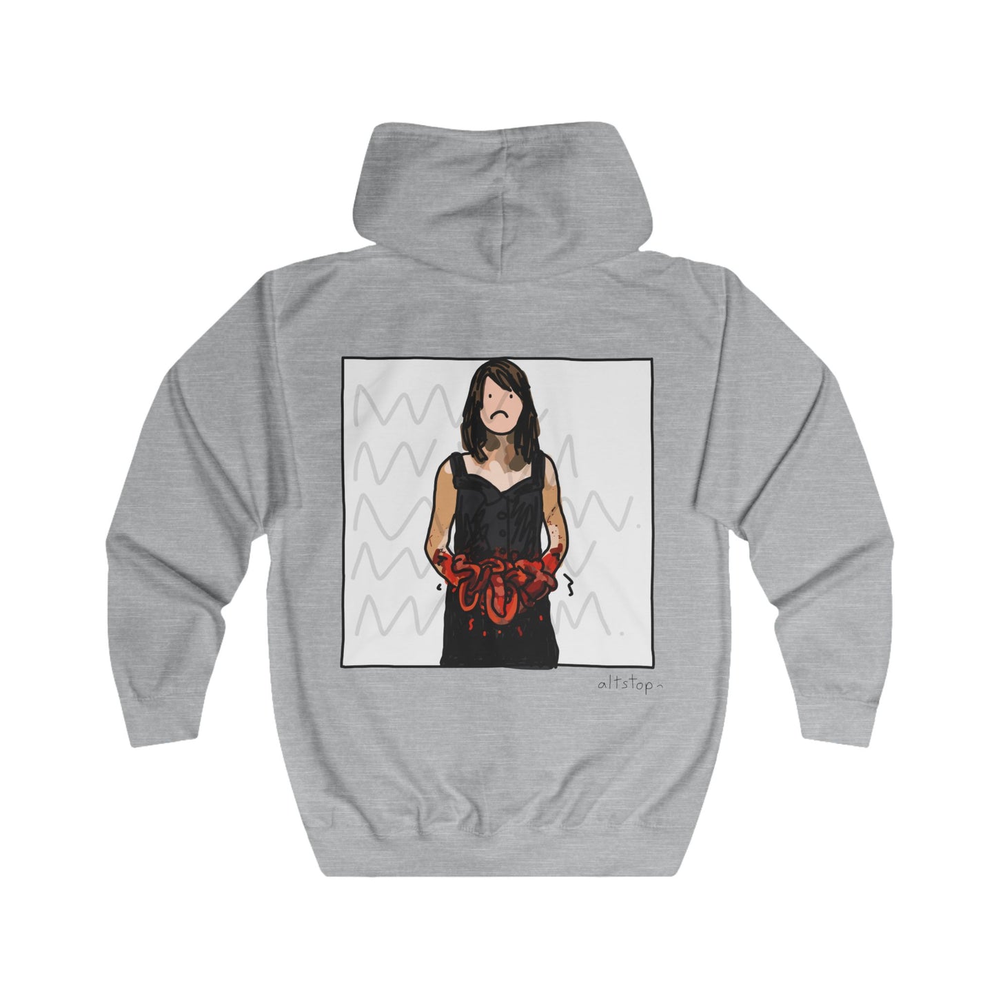 sewer slide szn deluxe zip hoodie