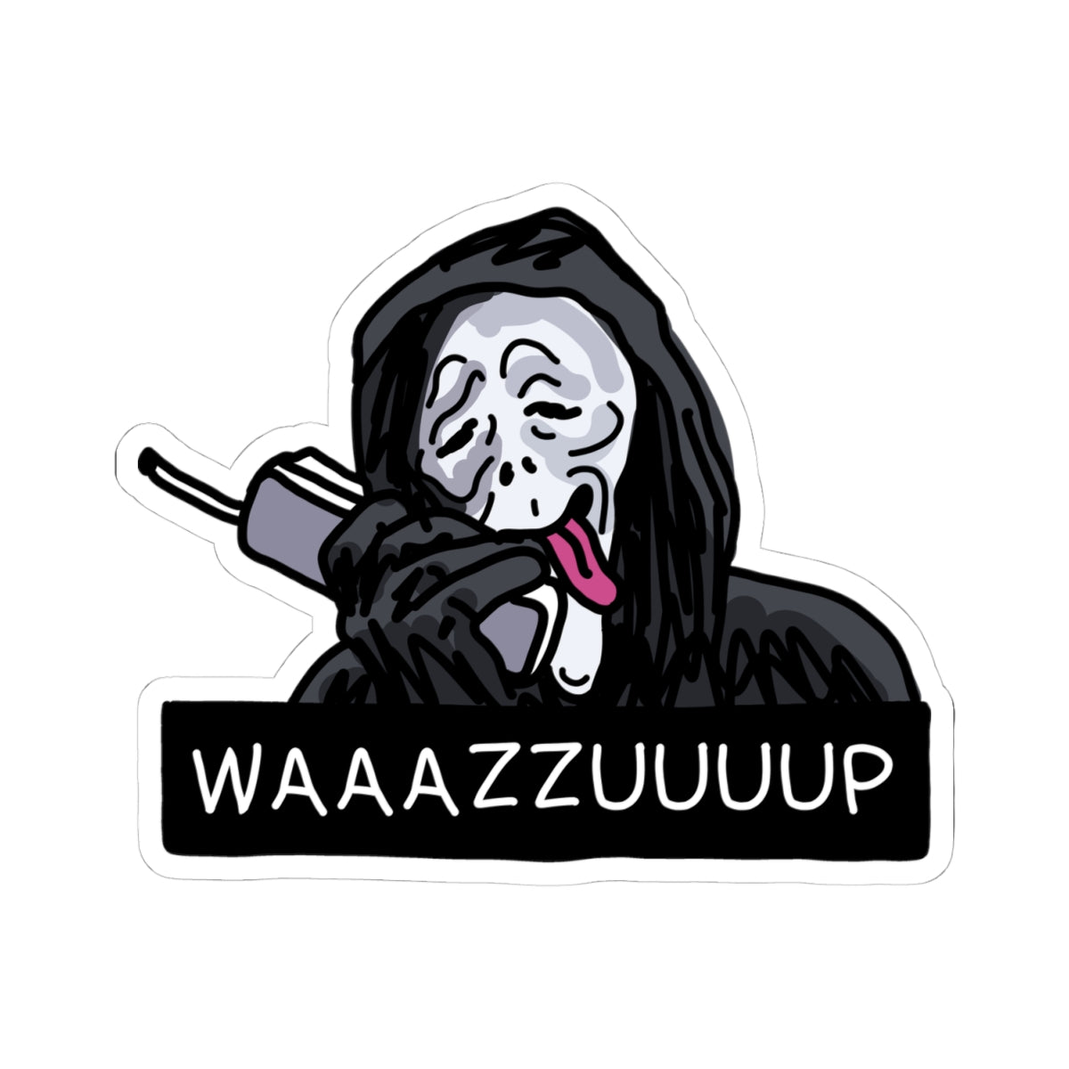 waaazzuuuup sticker