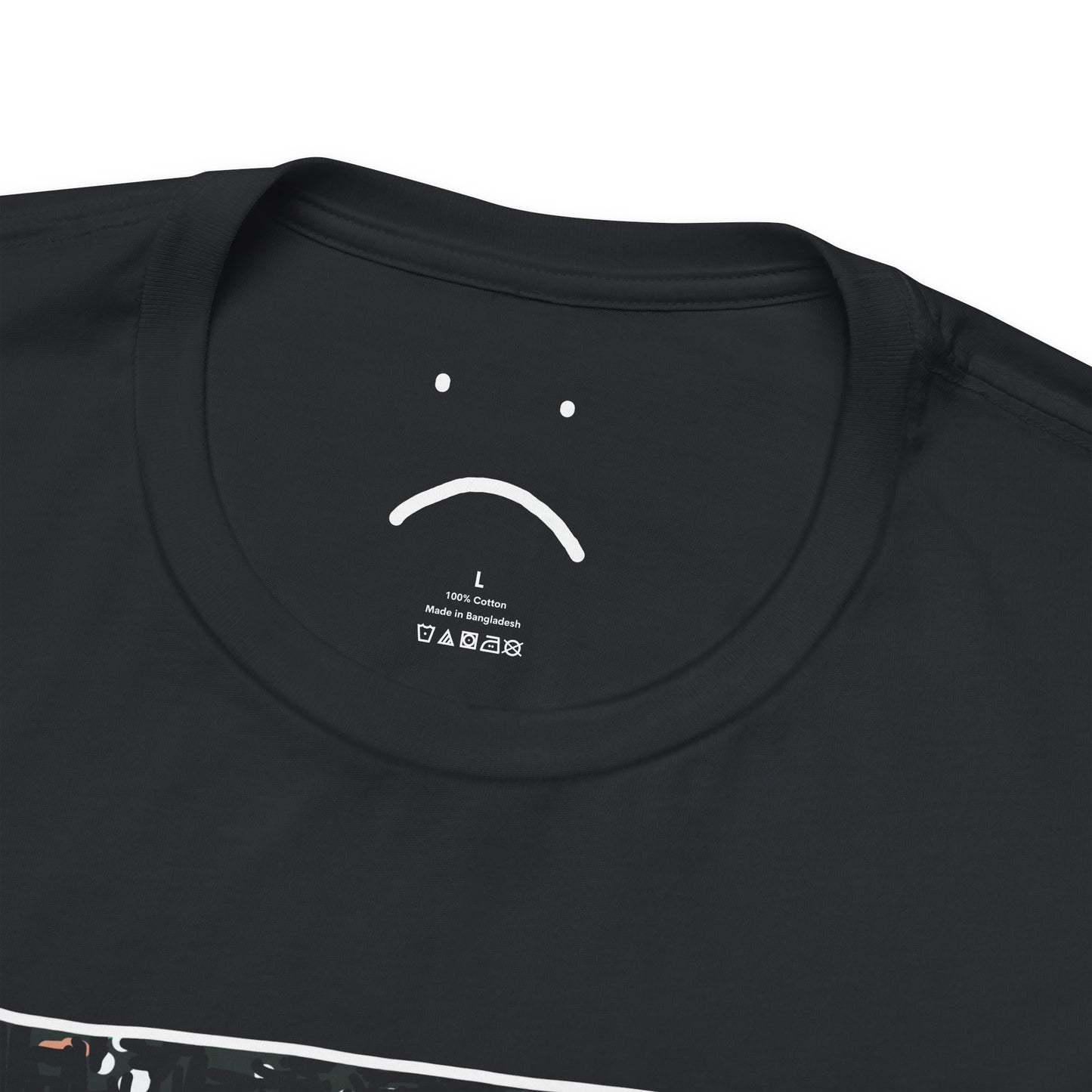 masked fellas under a city skyline deluxe tee
