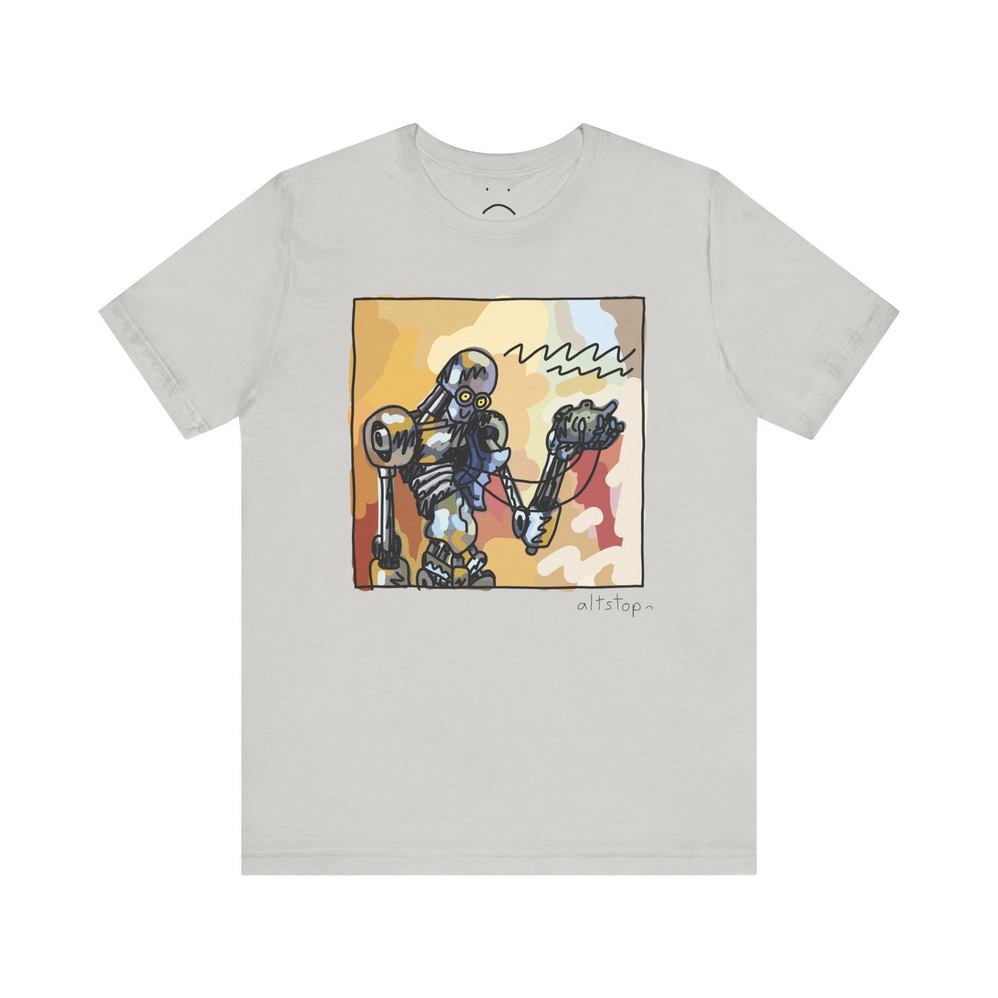 robo with a heart deluxe tee