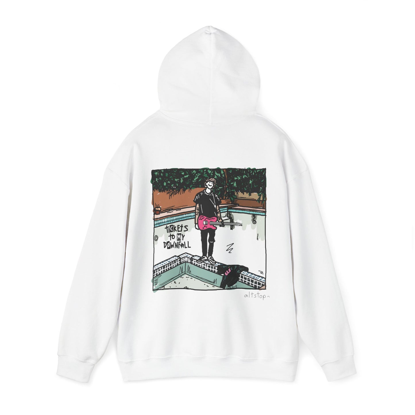 i <3 tickets to my downfall hoodie