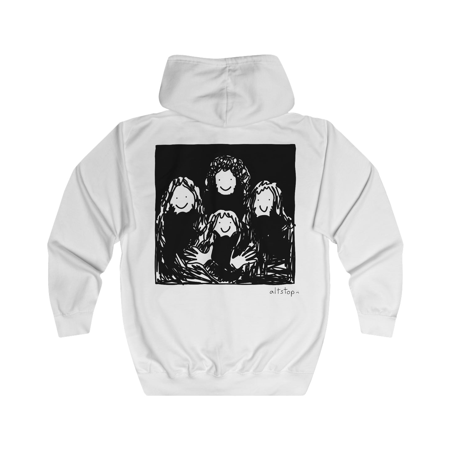 kween 2 zip hoodie