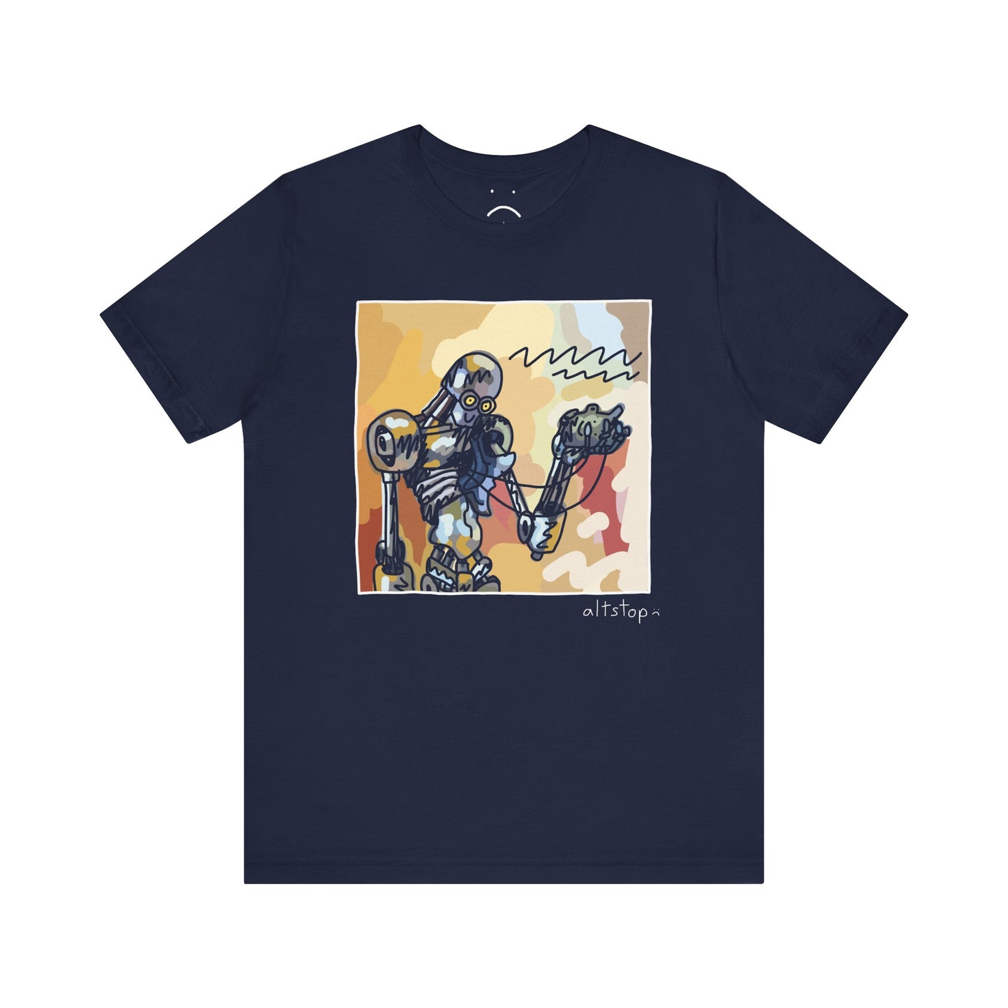 robo with a heart deluxe tee
