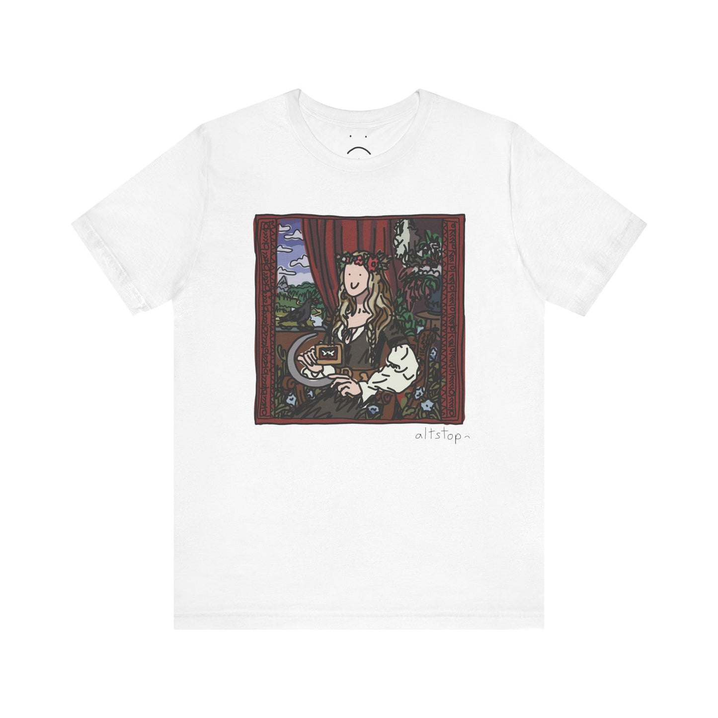 medieval sickle deluxe tee