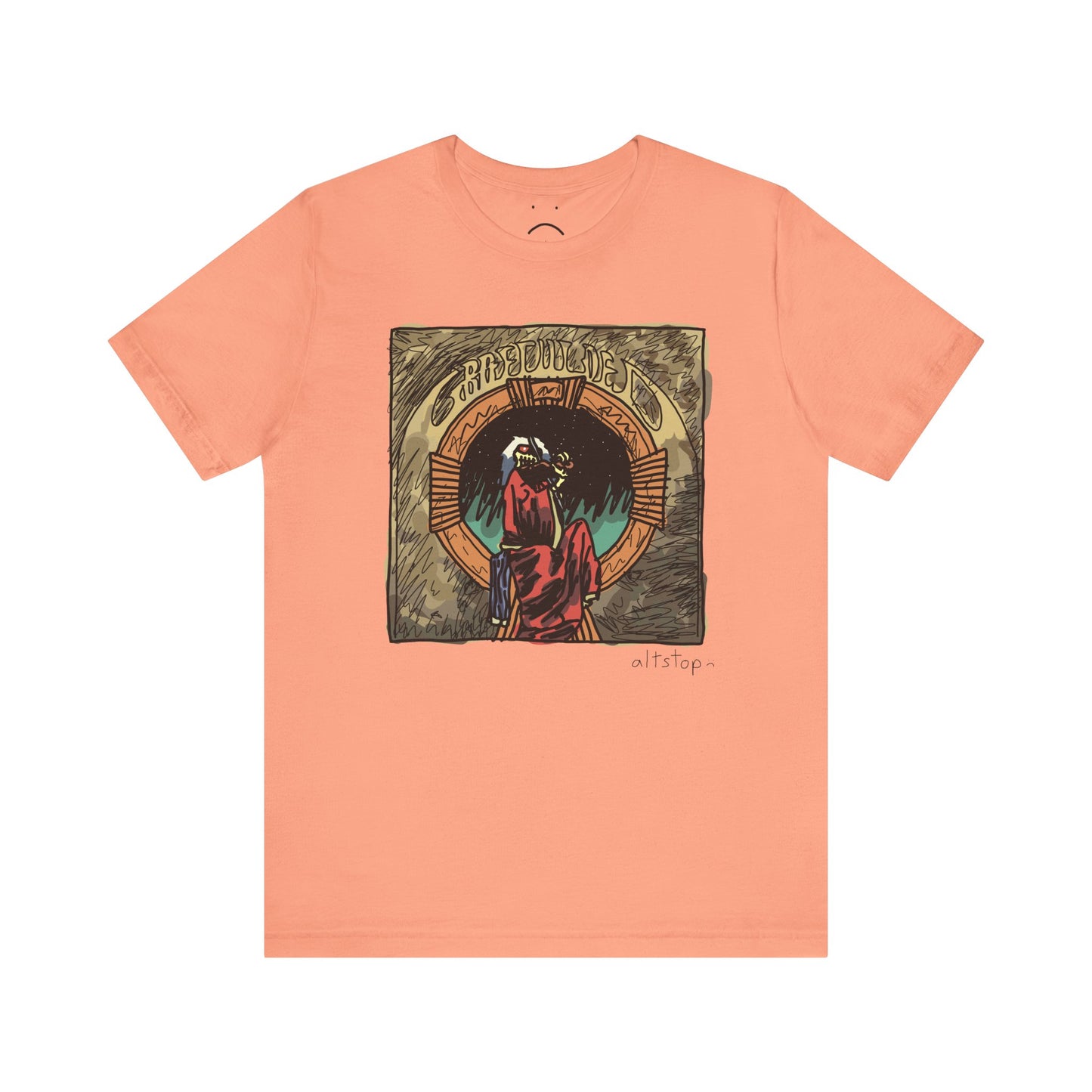 violin skeleton for allah deluxe tee