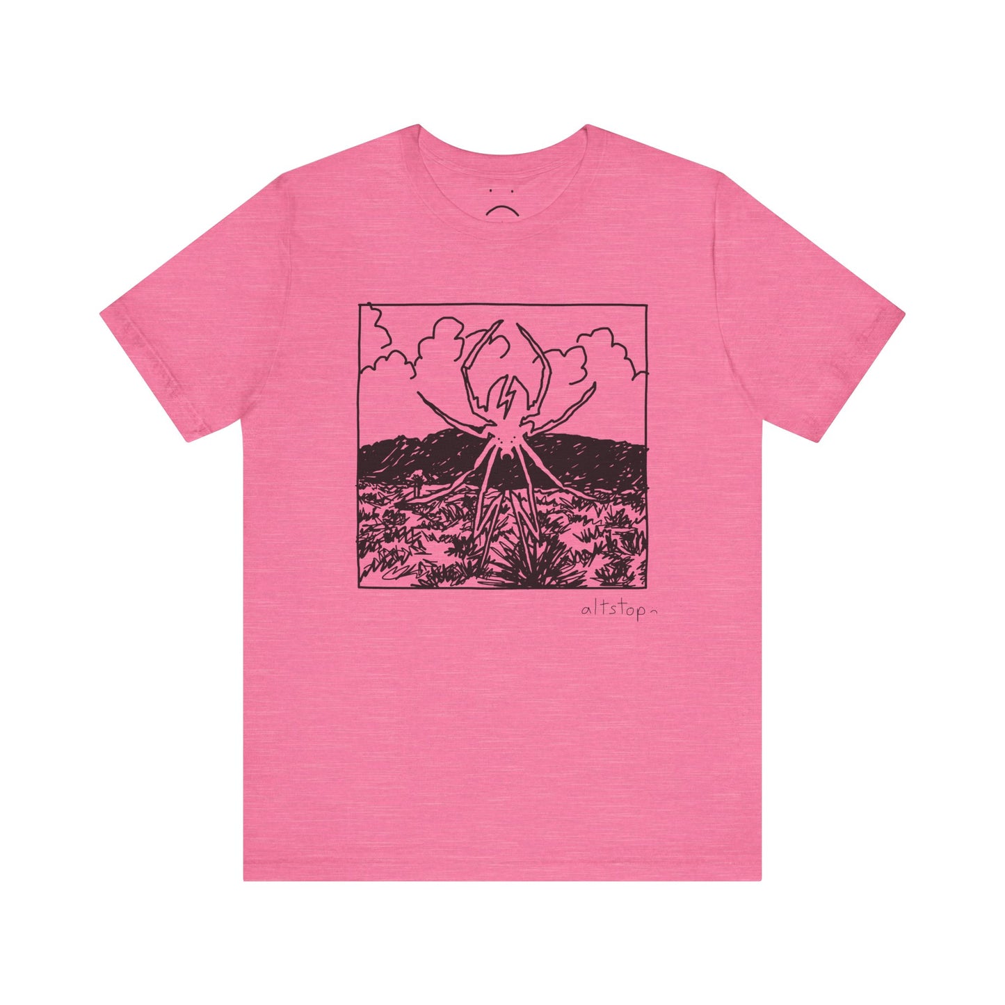 lightning spider tee