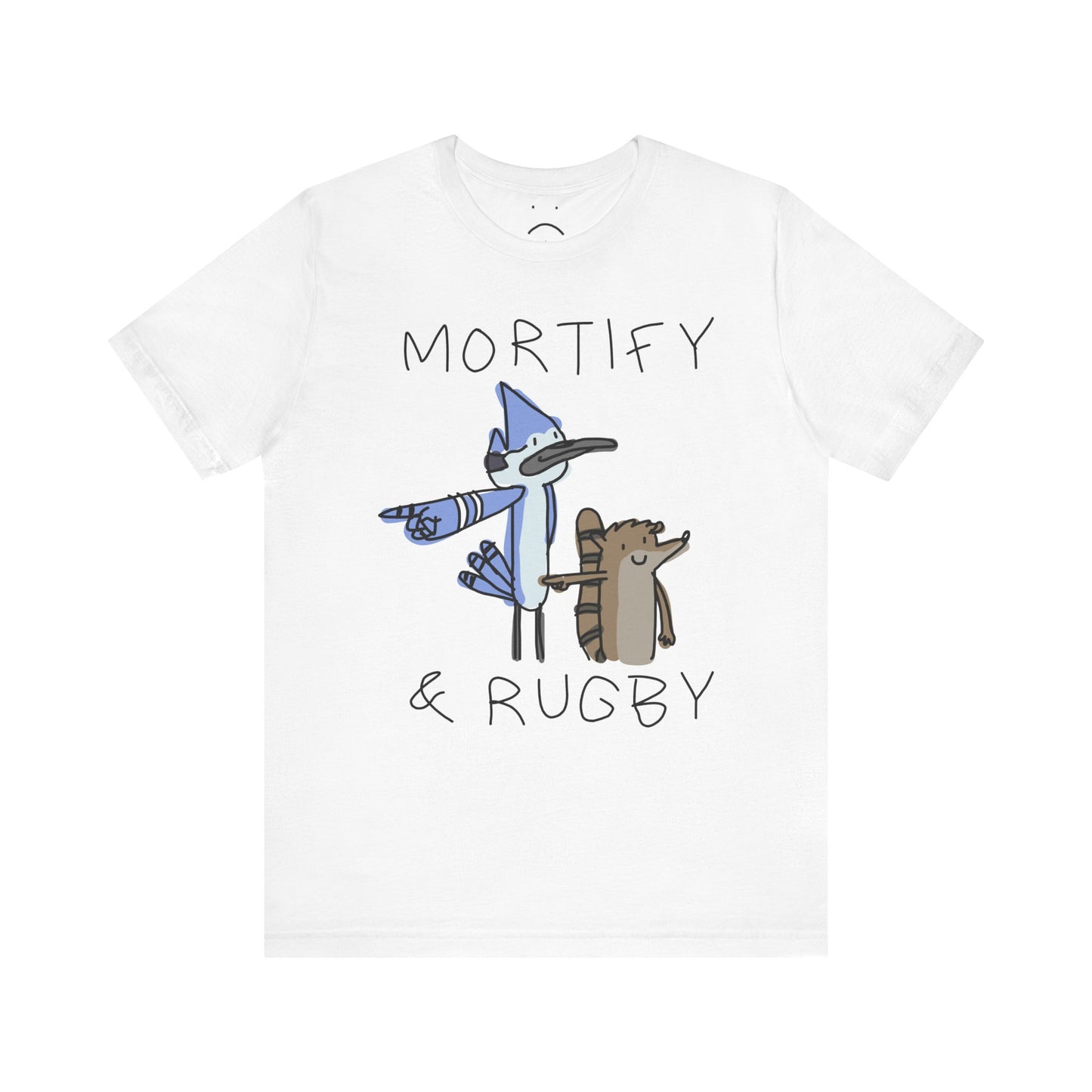 mortify and rugby tee