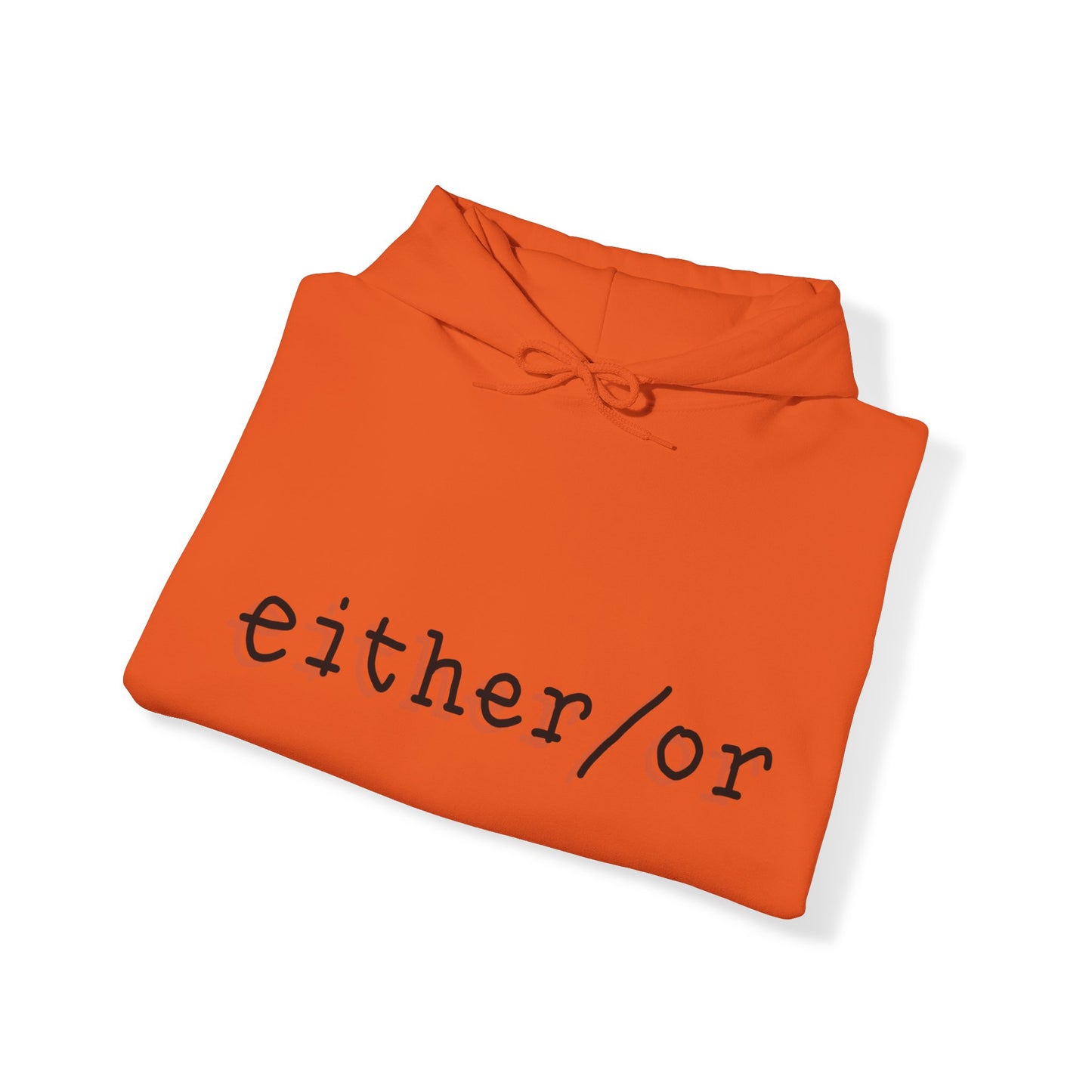 either / or hoodie
