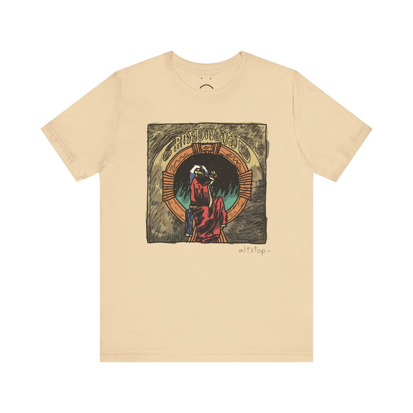 violin skeleton for allah deluxe tee