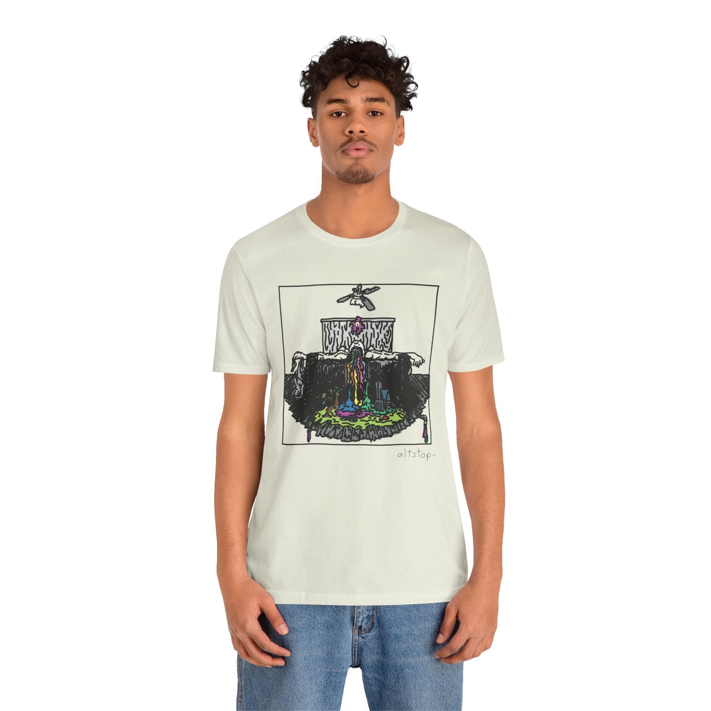 brain spill & broken ceiling fan deluxe tee