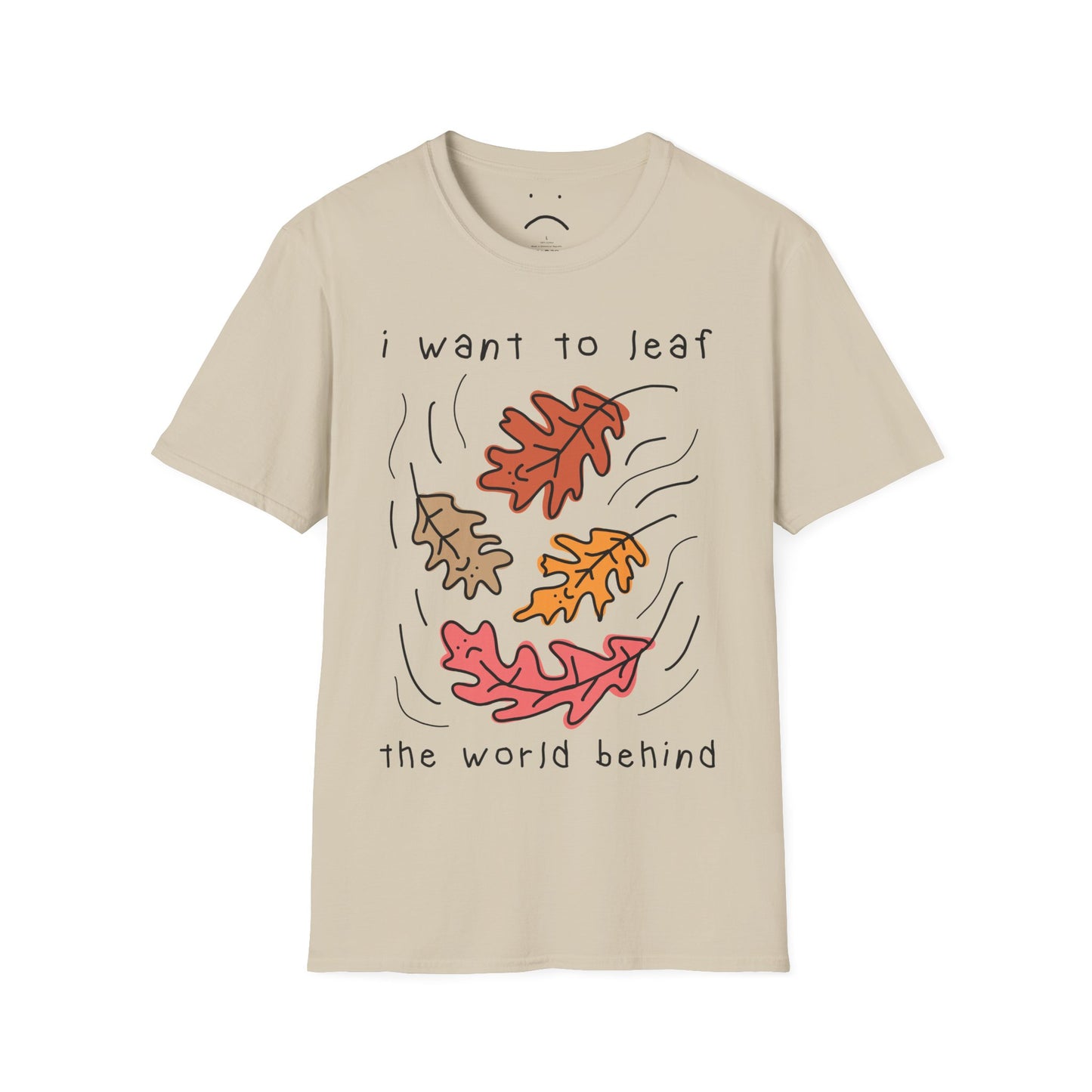 leaf the world behind tee