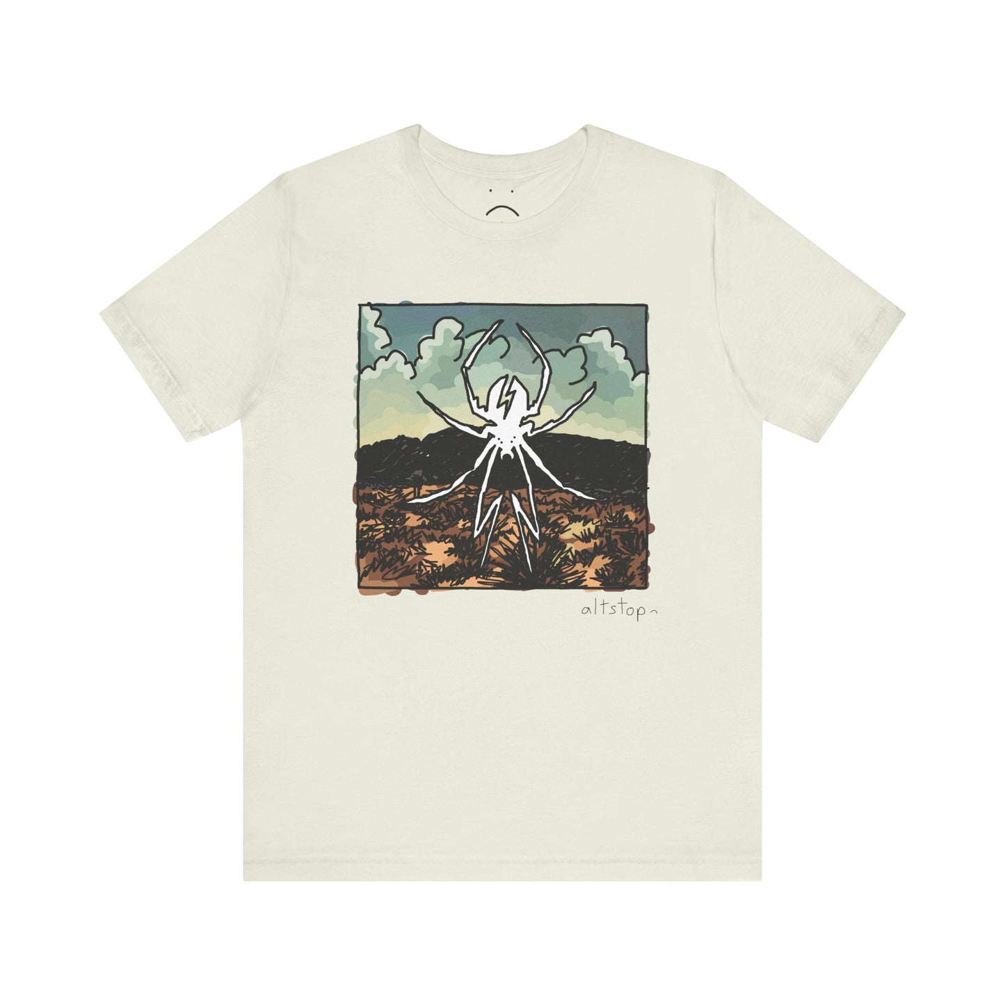lightning spider deluxe tee