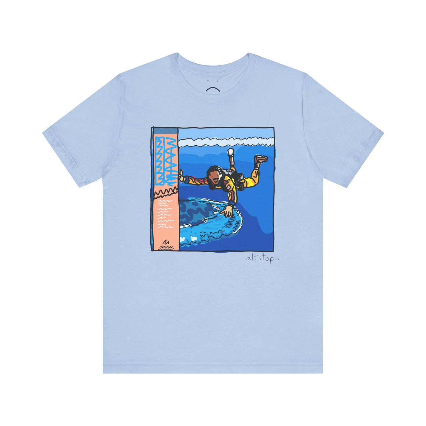 japanese skydiver deluxe tee