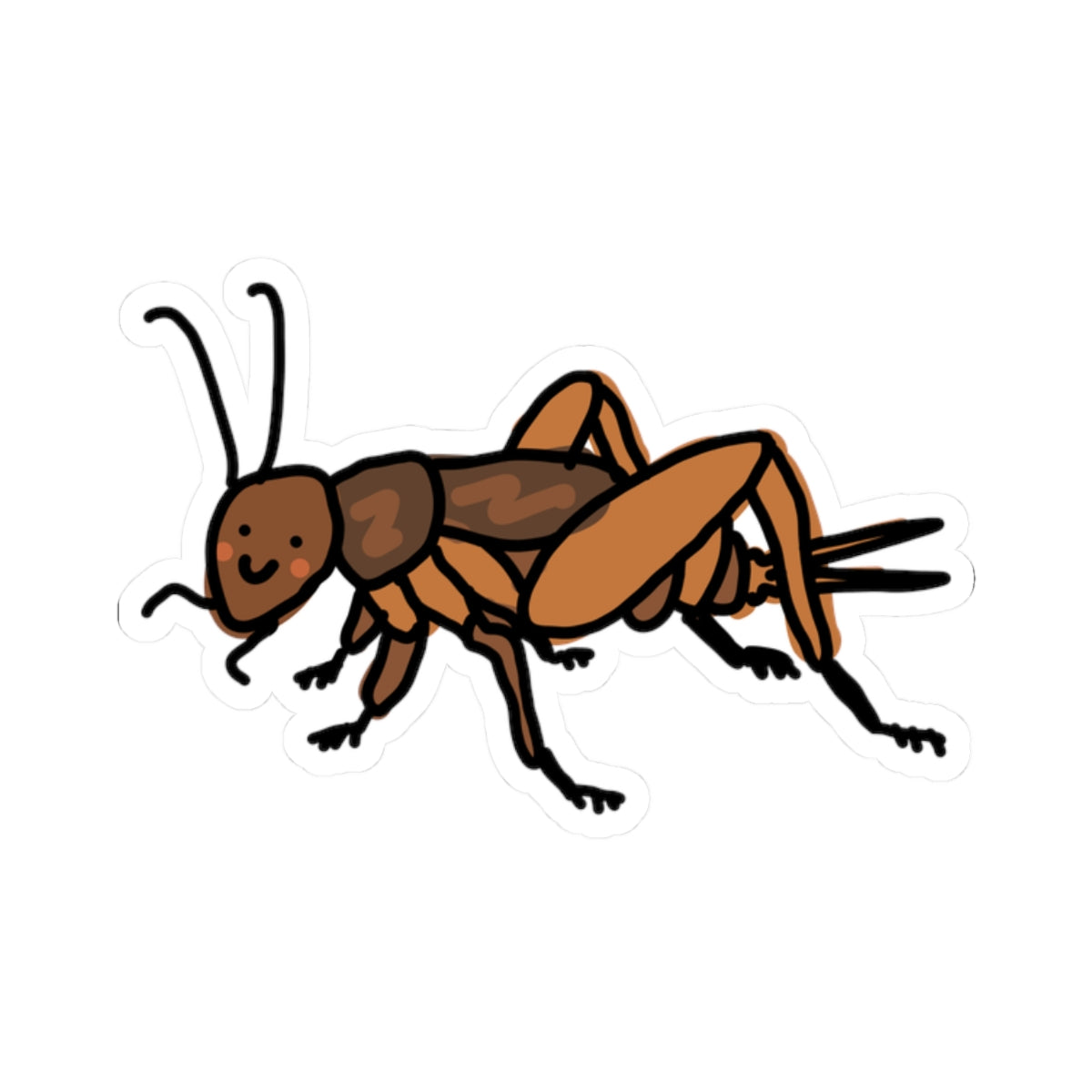 happy cricket sticker