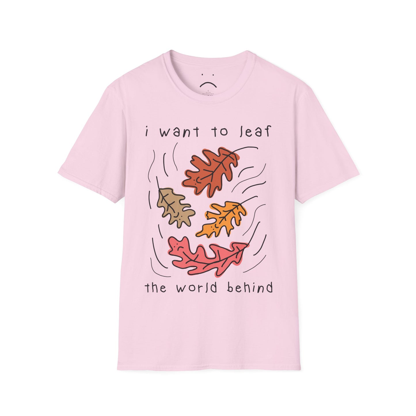 leaf the world behind tee