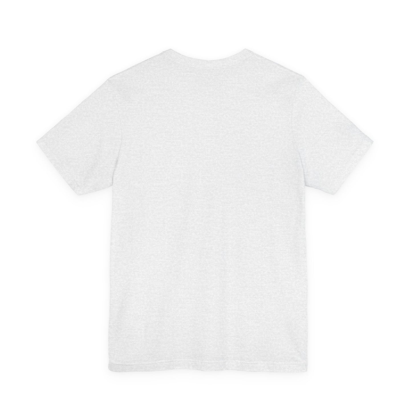 girl in a mask with a tall spooky fella tee