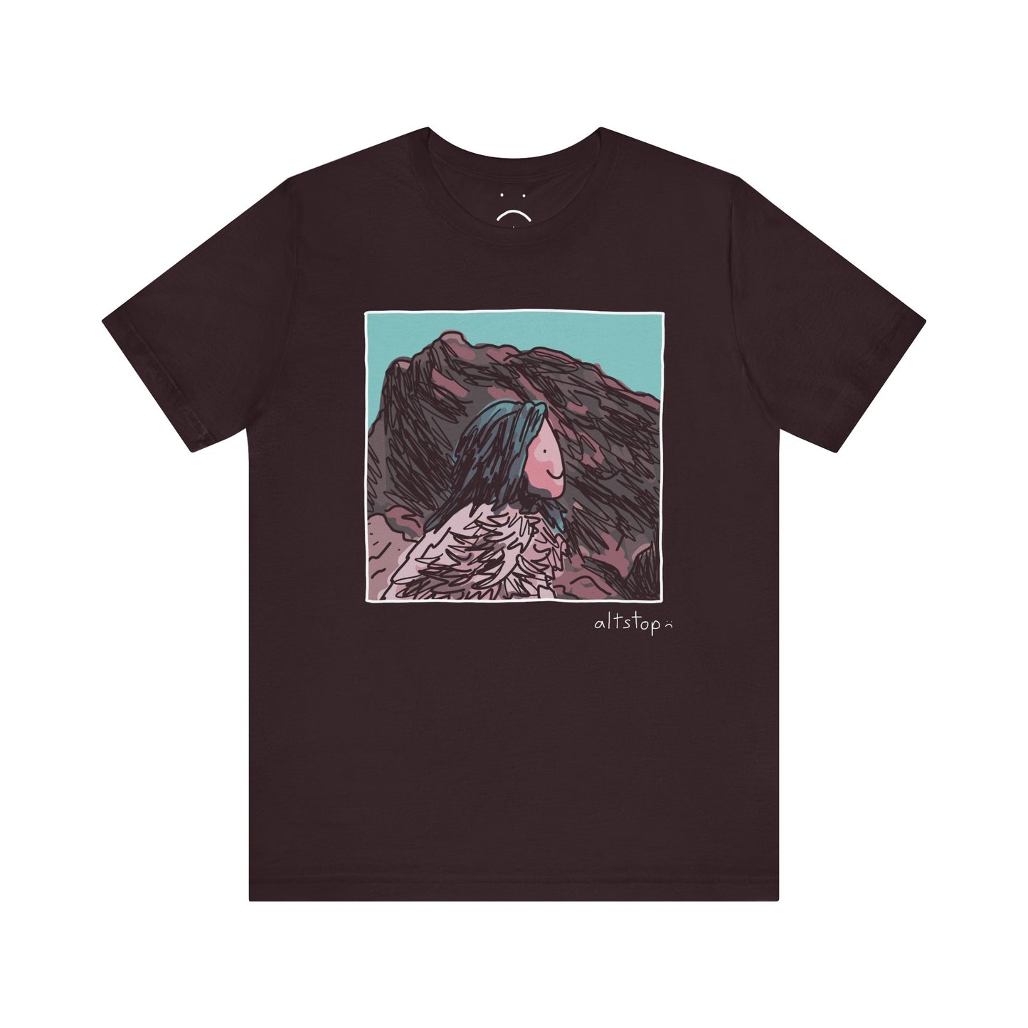 blue hair lands deluxe tee