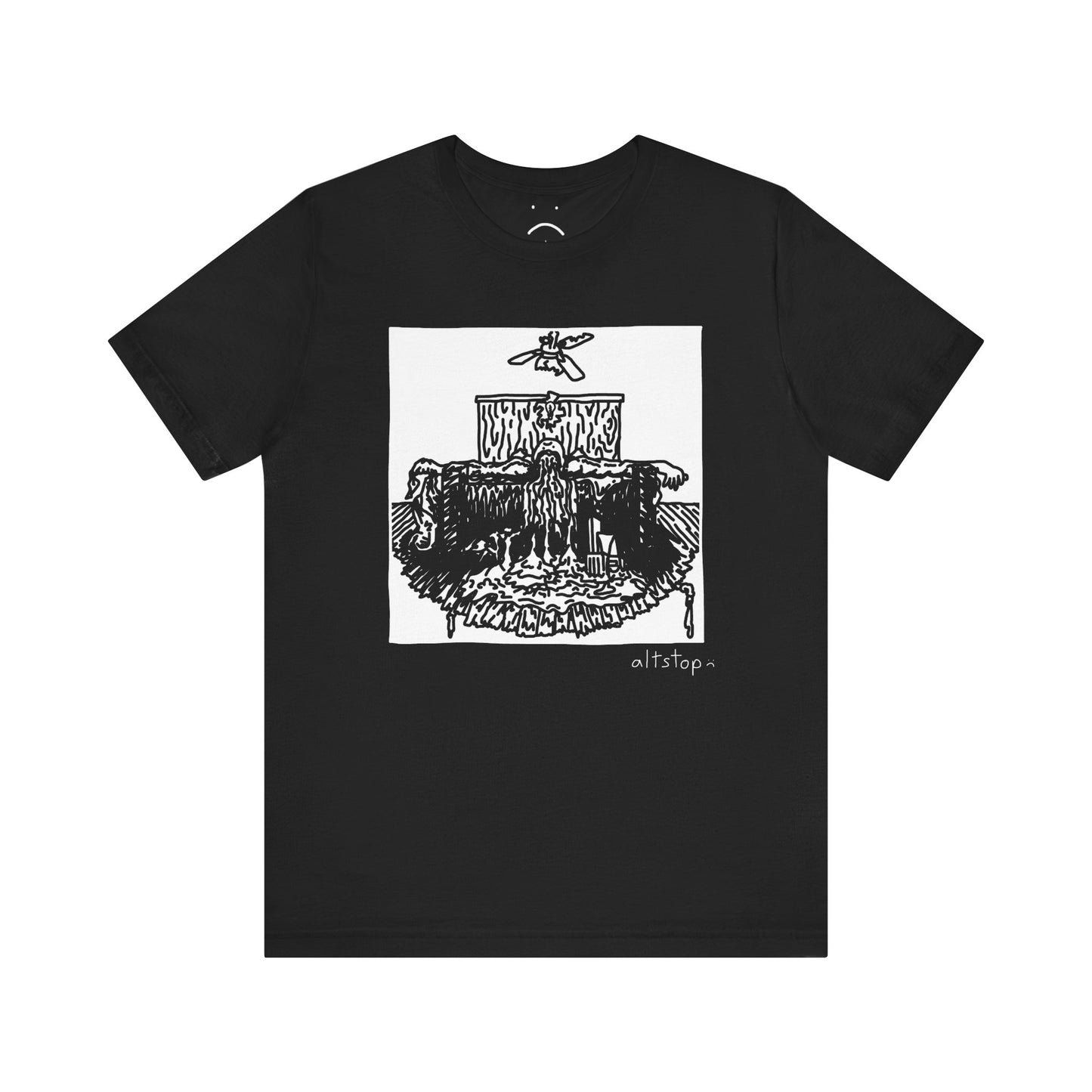 brain spill & broken ceiling fan tee