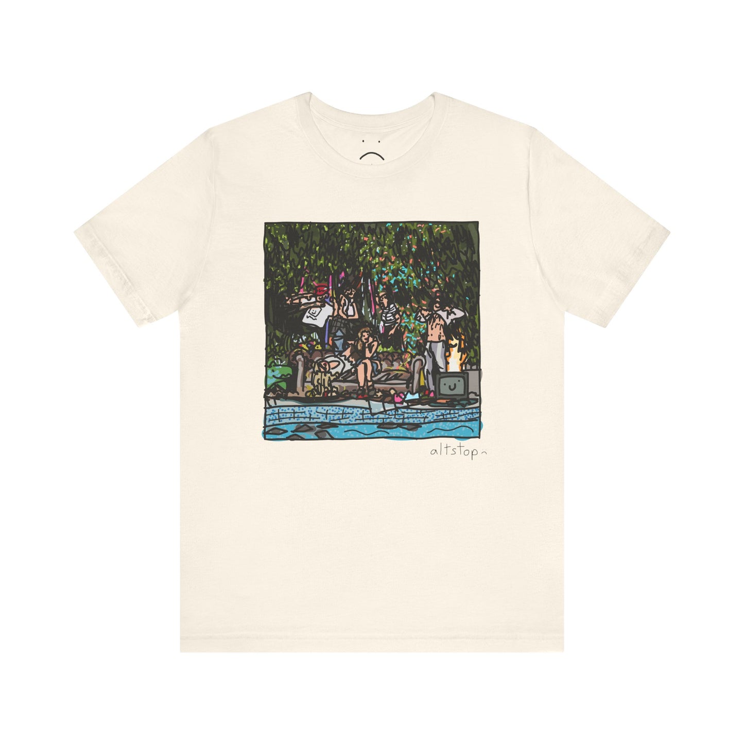 who let the girls out deluxe tee
