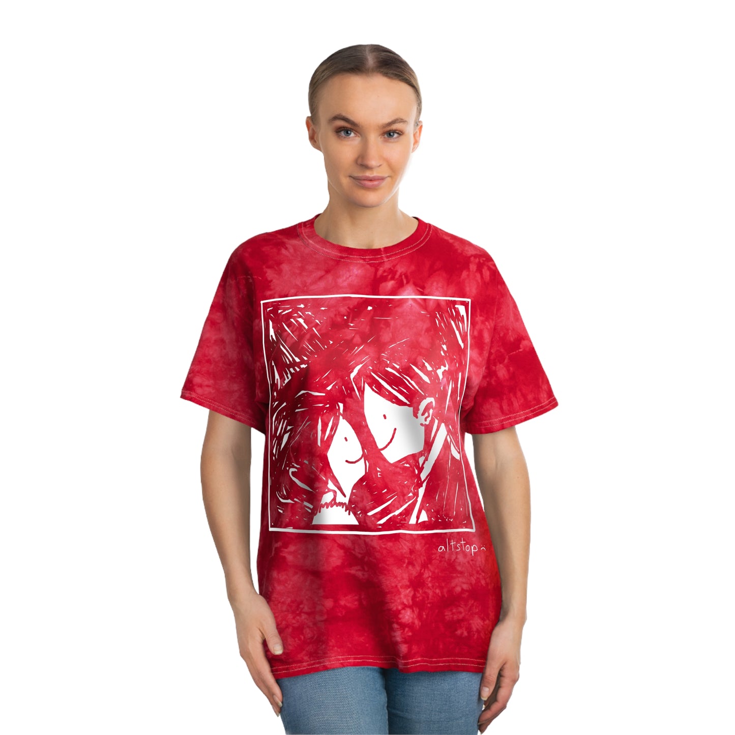 tie dye revenge tee