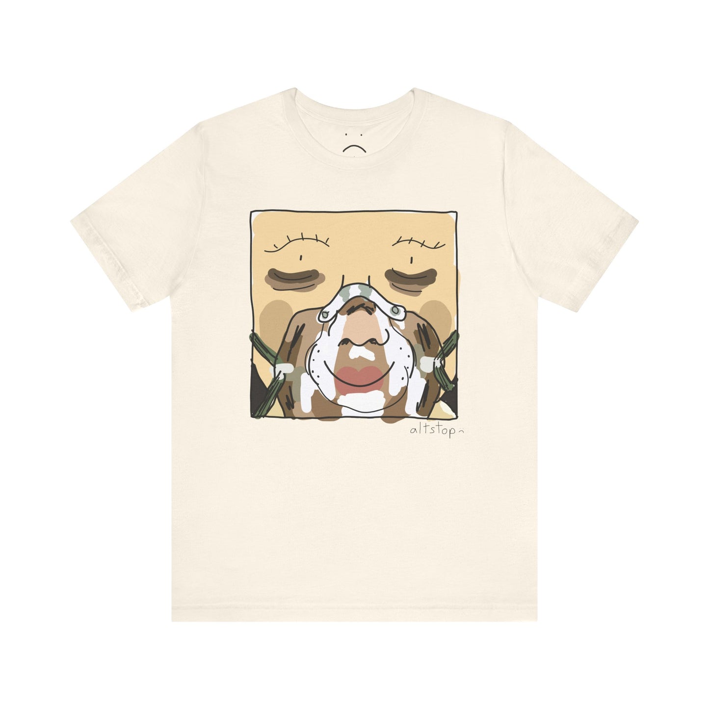 oxygen mask lady deluxe tee