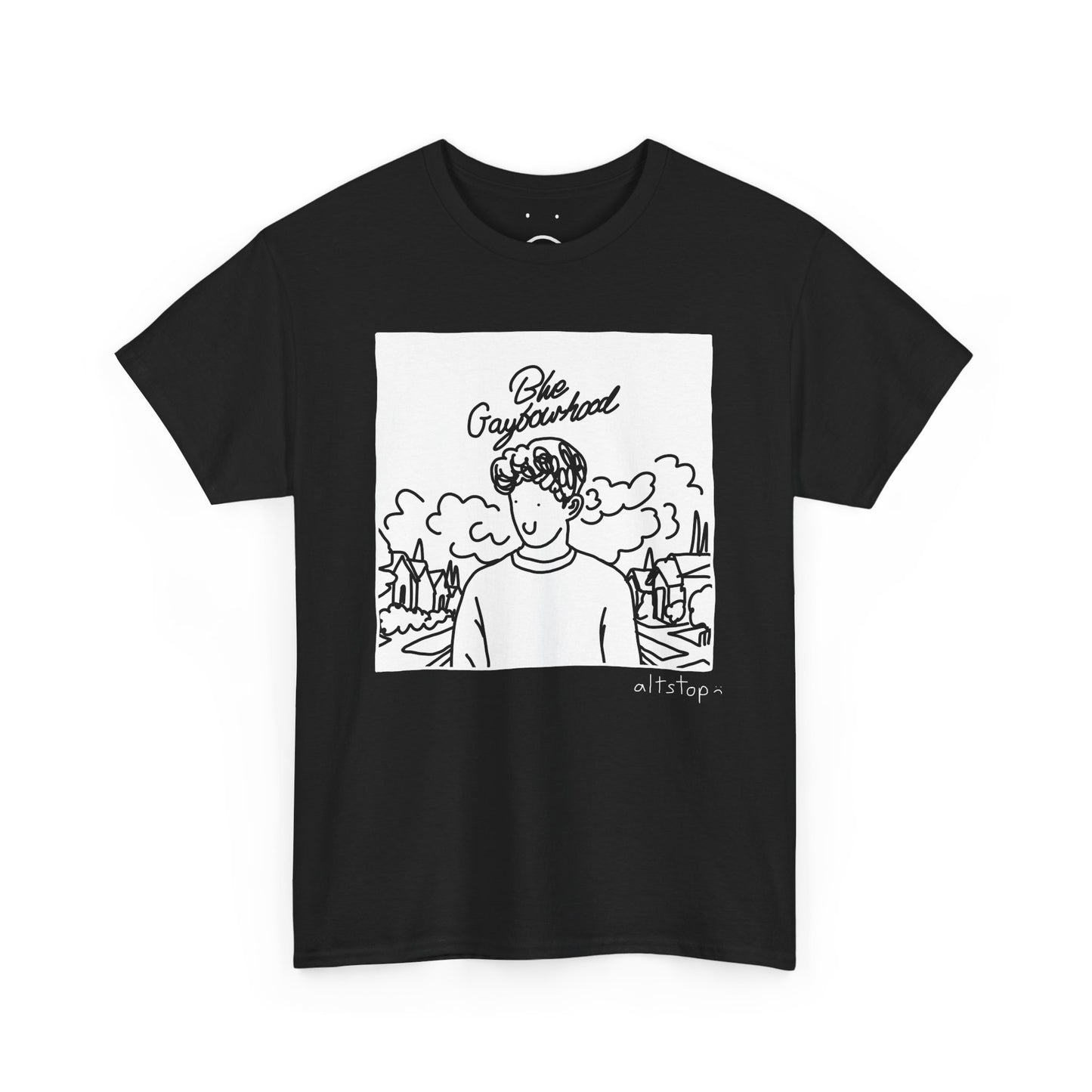 blue gaybourhood tee