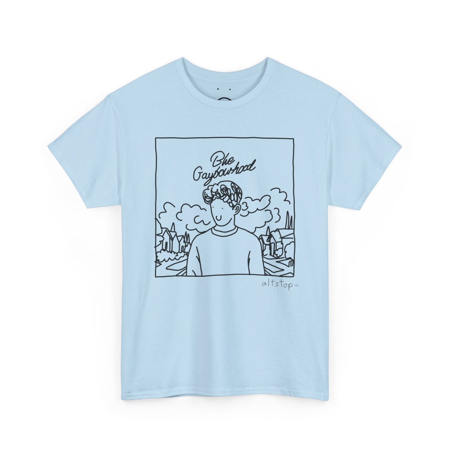 blue gaybourhood tee