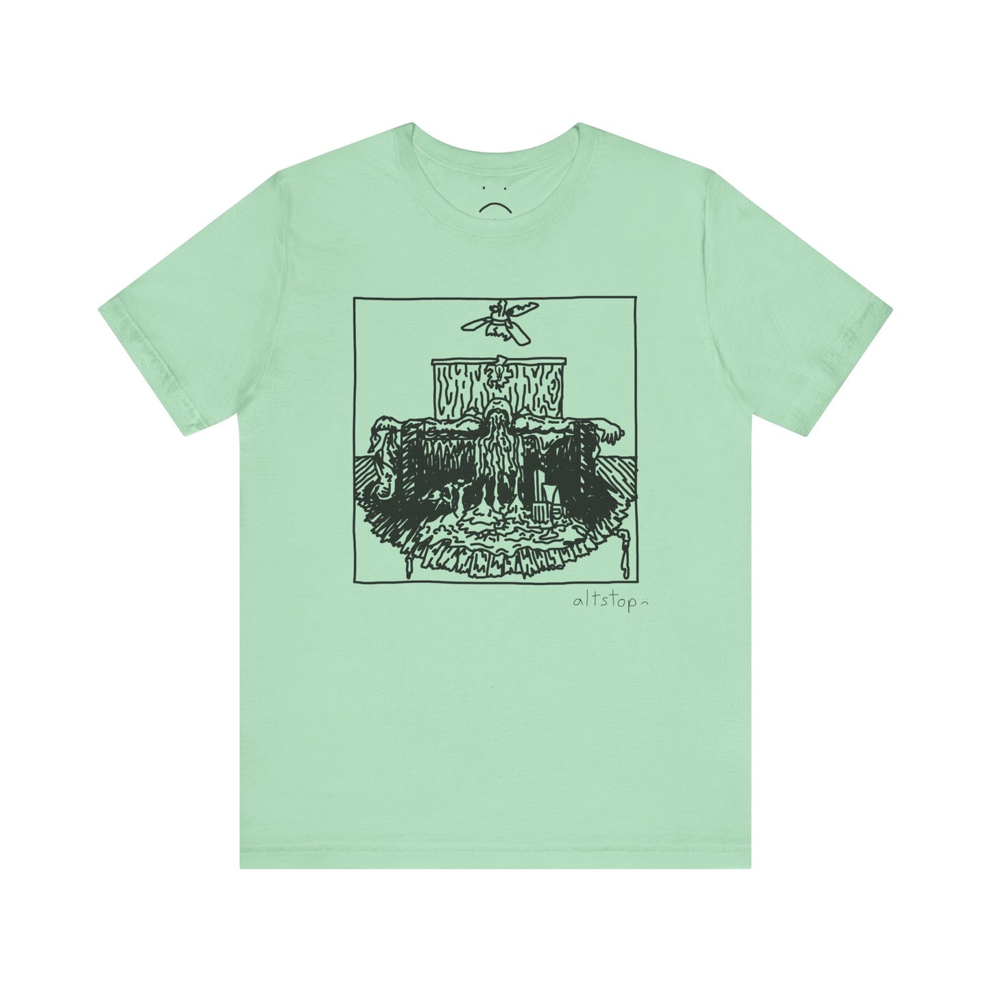 brain spill & broken ceiling fan tee