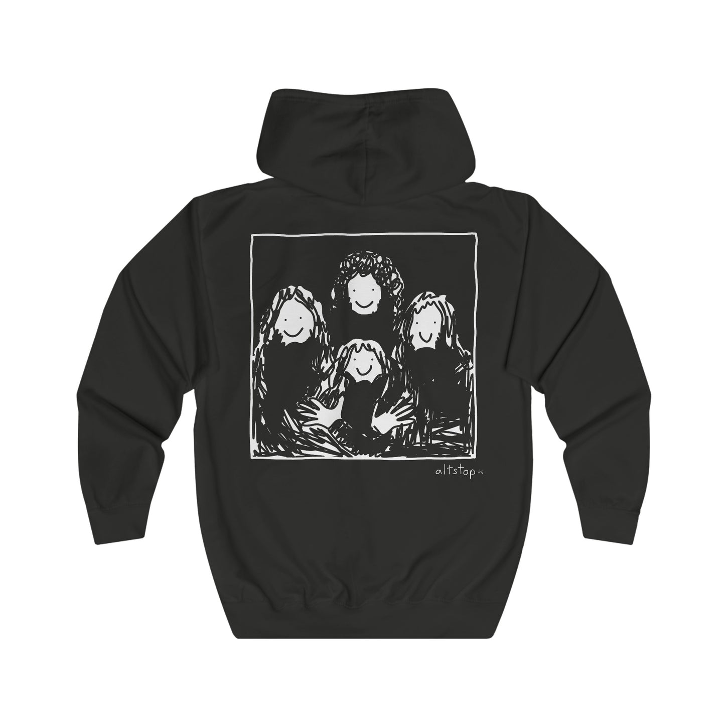 kween 2 zip hoodie