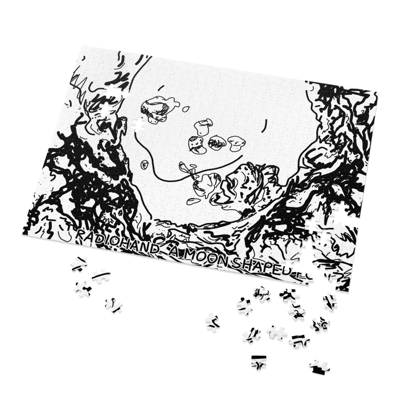 moon shaped pool jigsaw puzzle