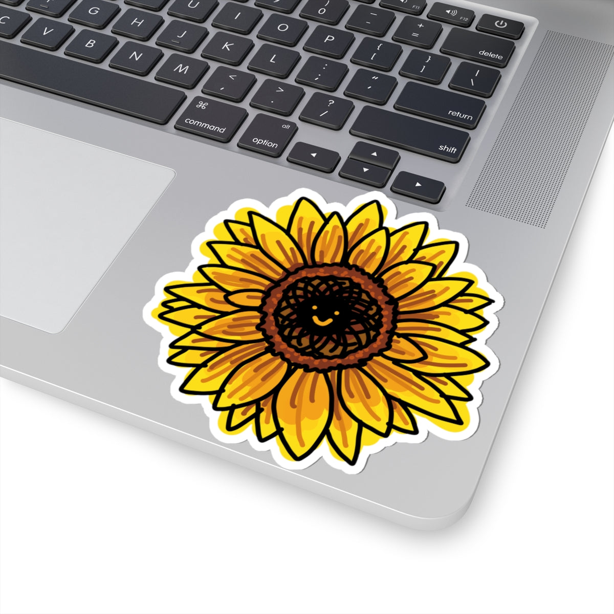 happy sunflower sticker