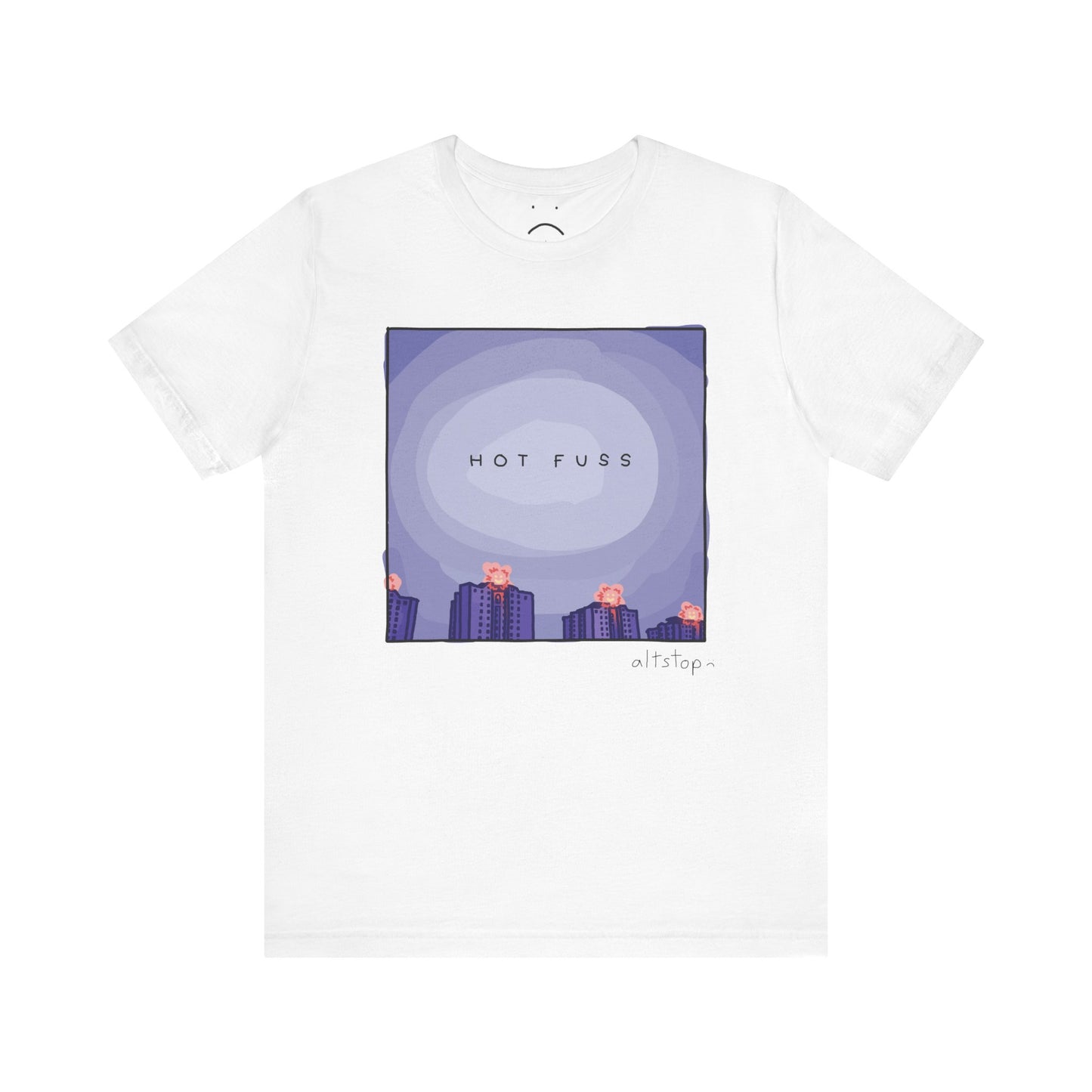 smiley buildings in beijing deluxe tee