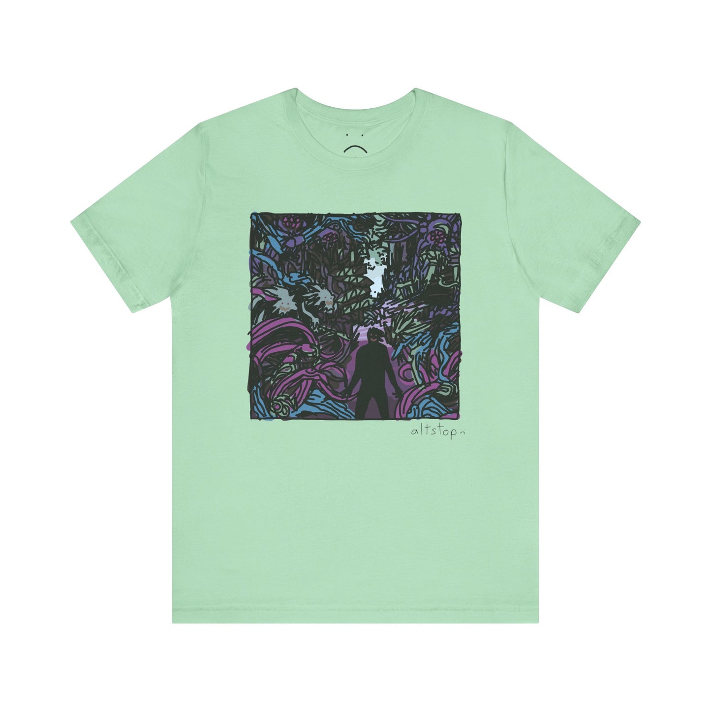 spooky forest deluxe tee