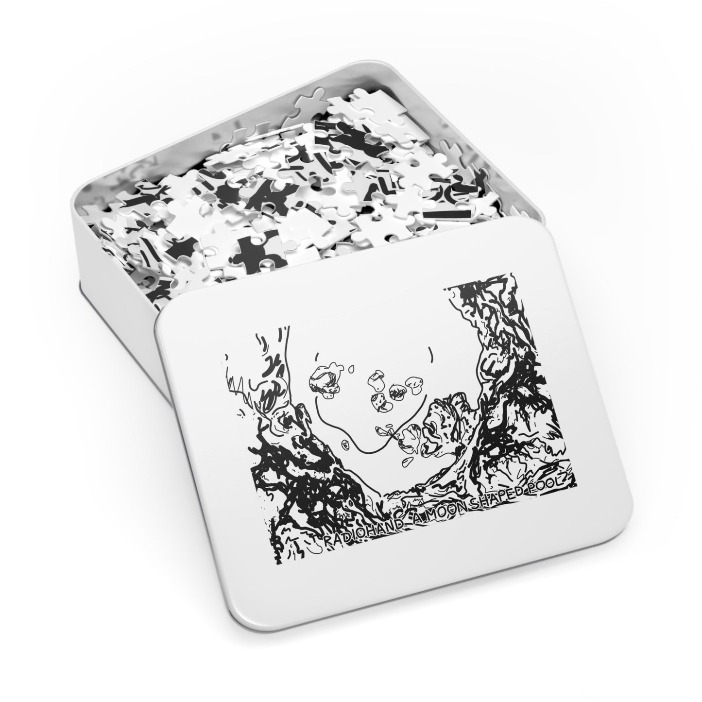 moon shaped pool jigsaw puzzle