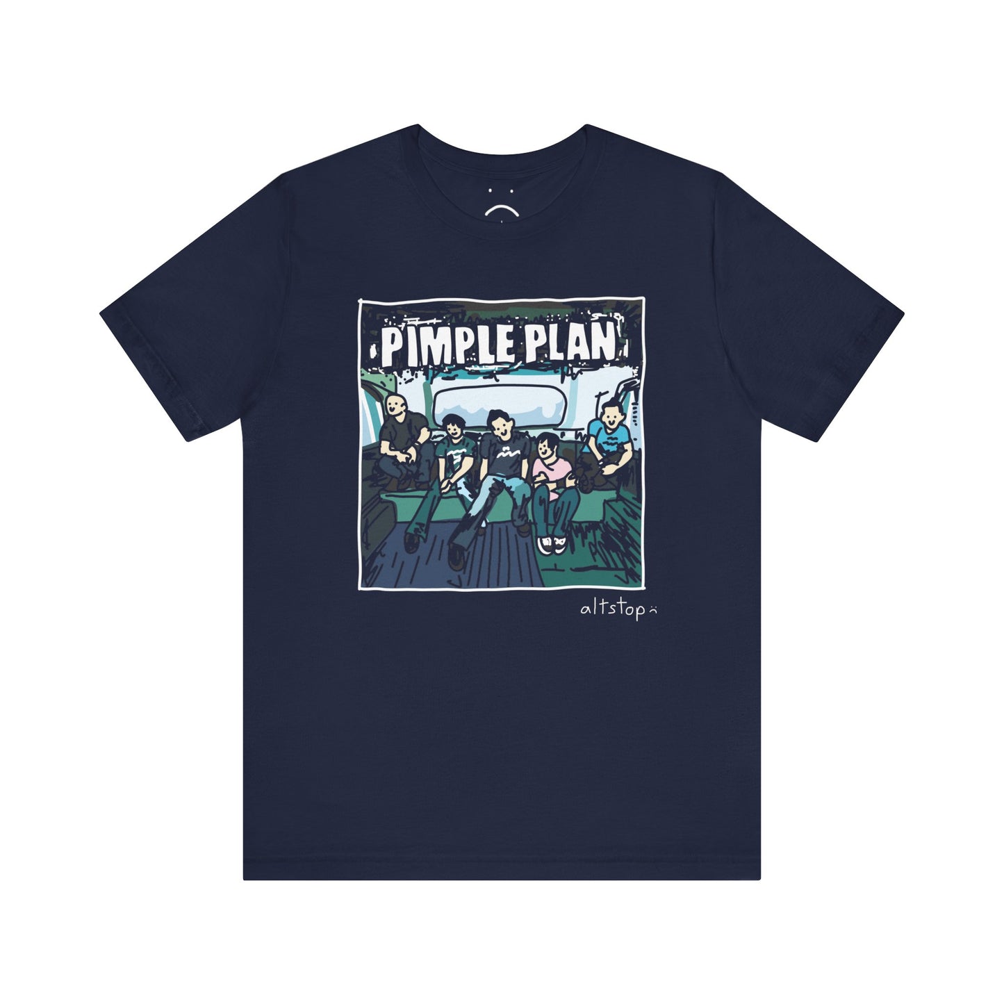 pimple plan deluxe tee