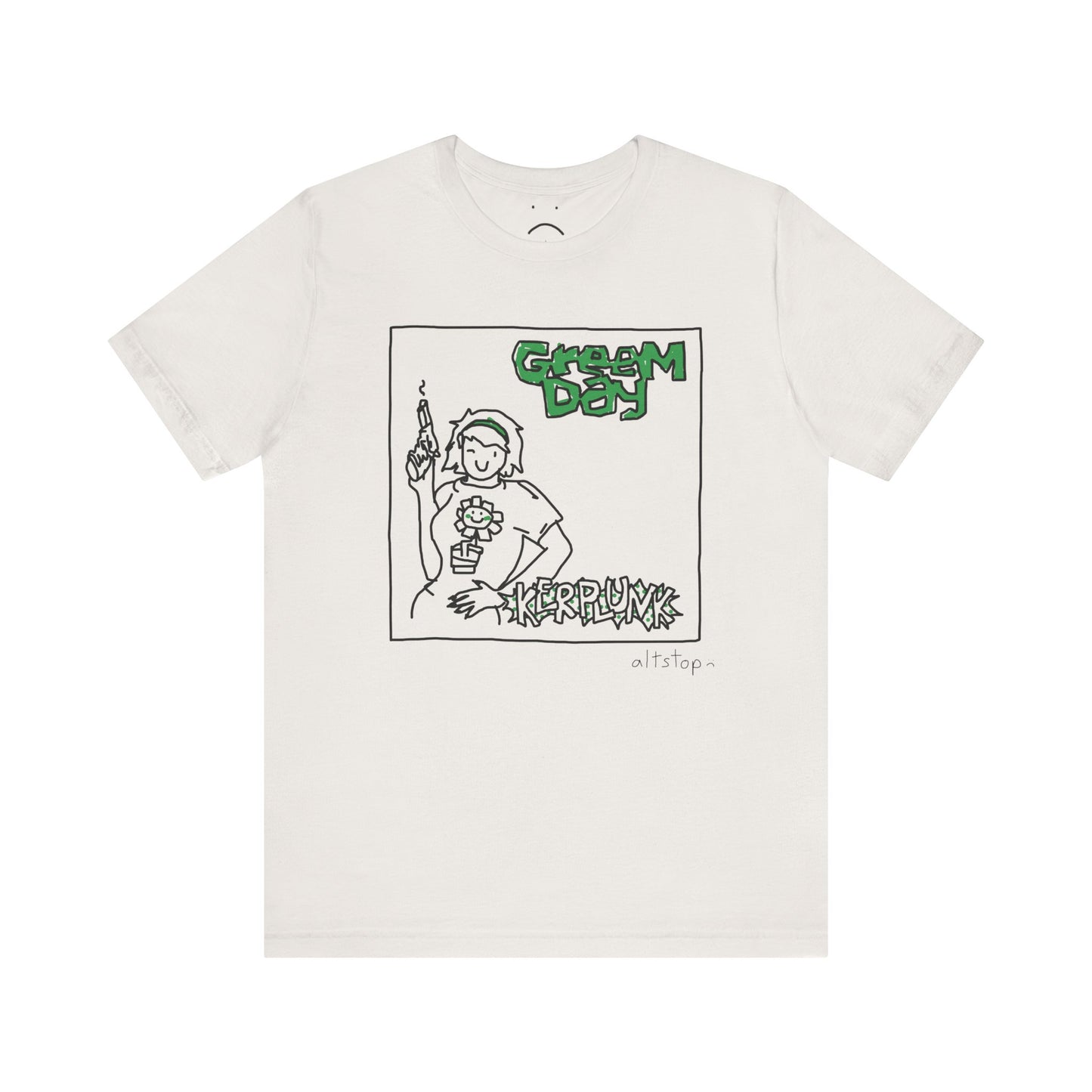 happy flower girl tee