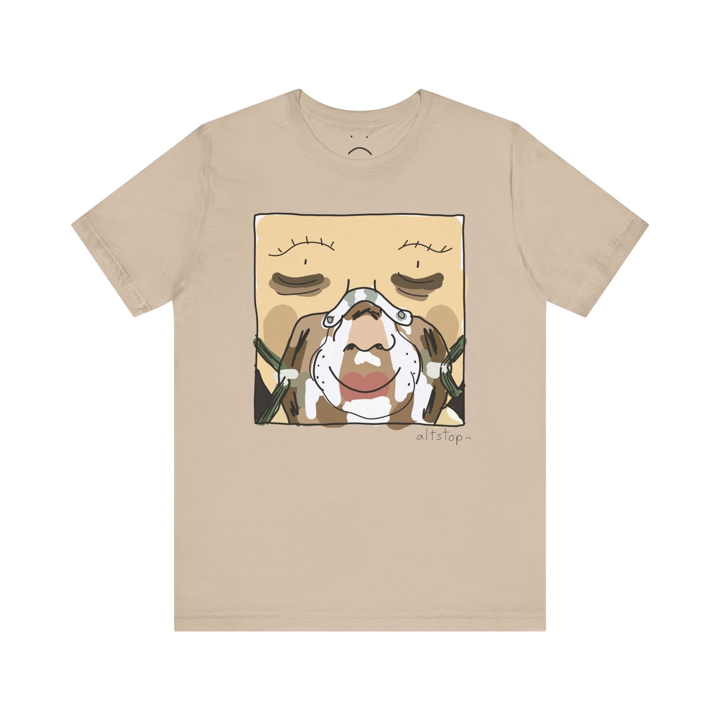 oxygen mask lady deluxe tee