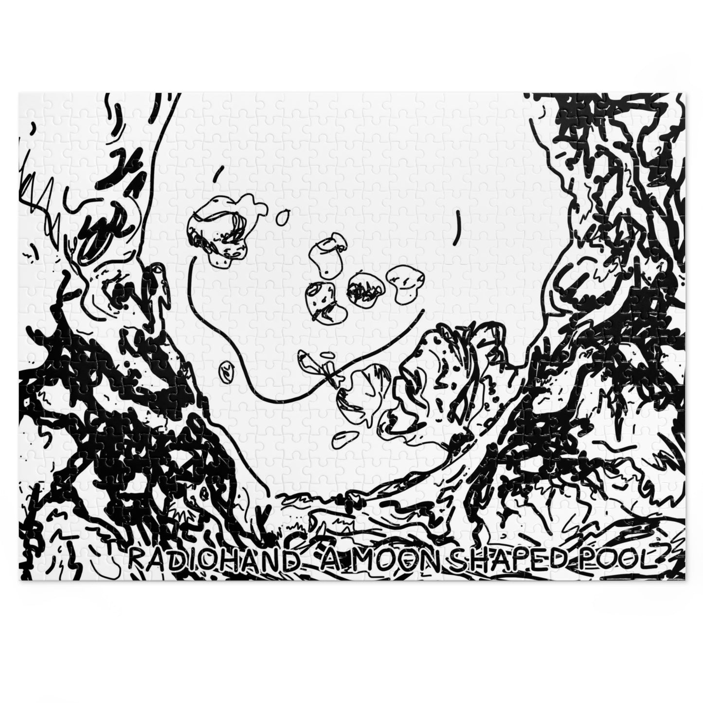 moon shaped pool jigsaw puzzle