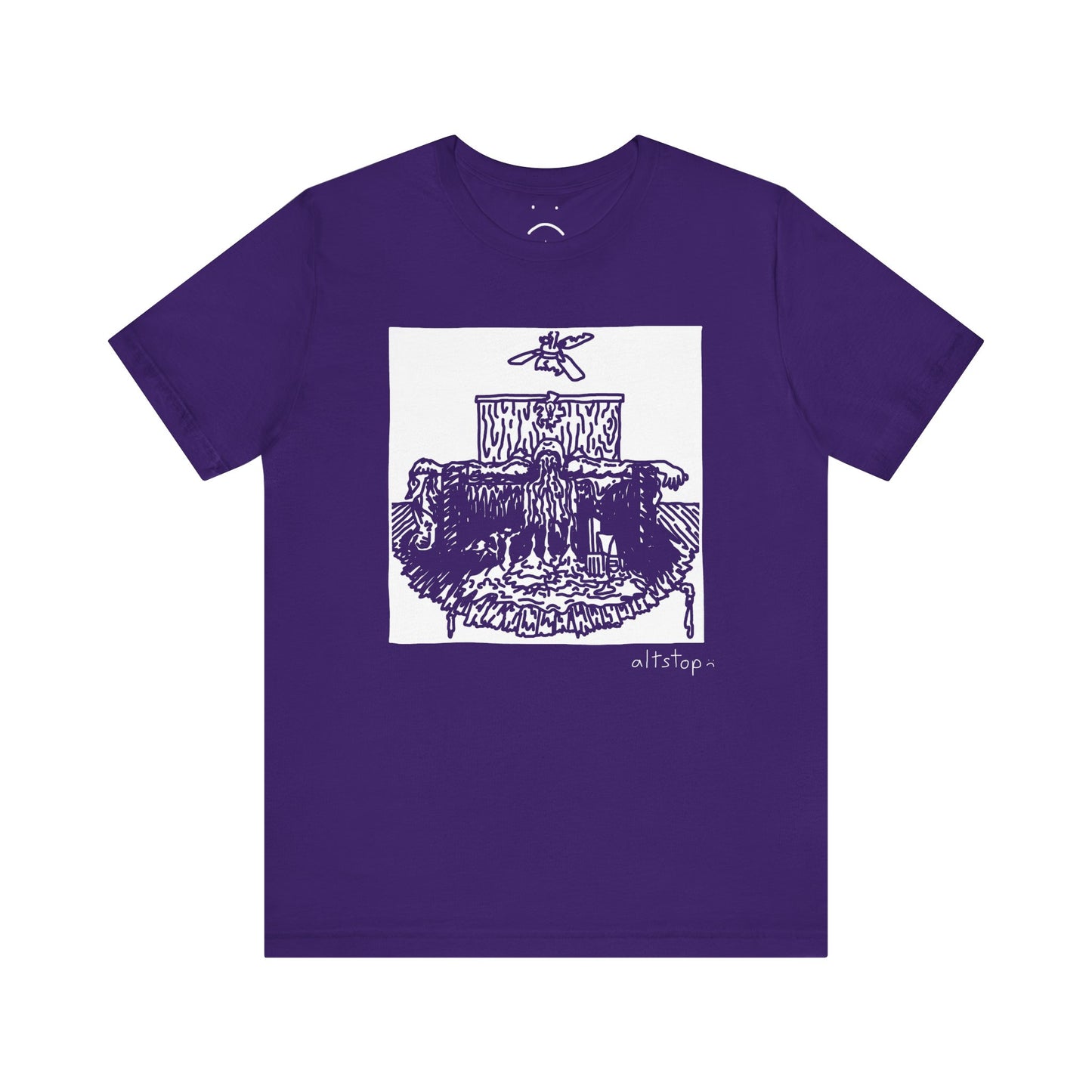 brain spill & broken ceiling fan tee