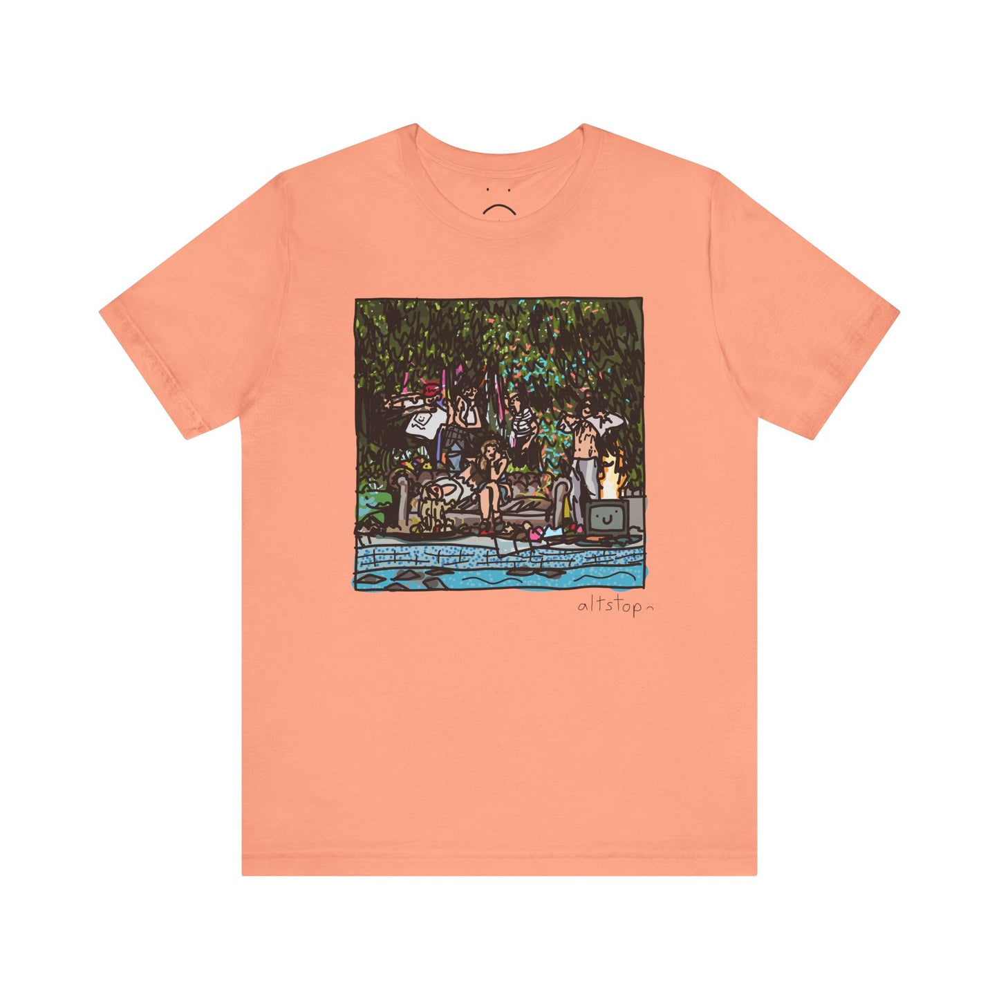 who let the girls out deluxe tee