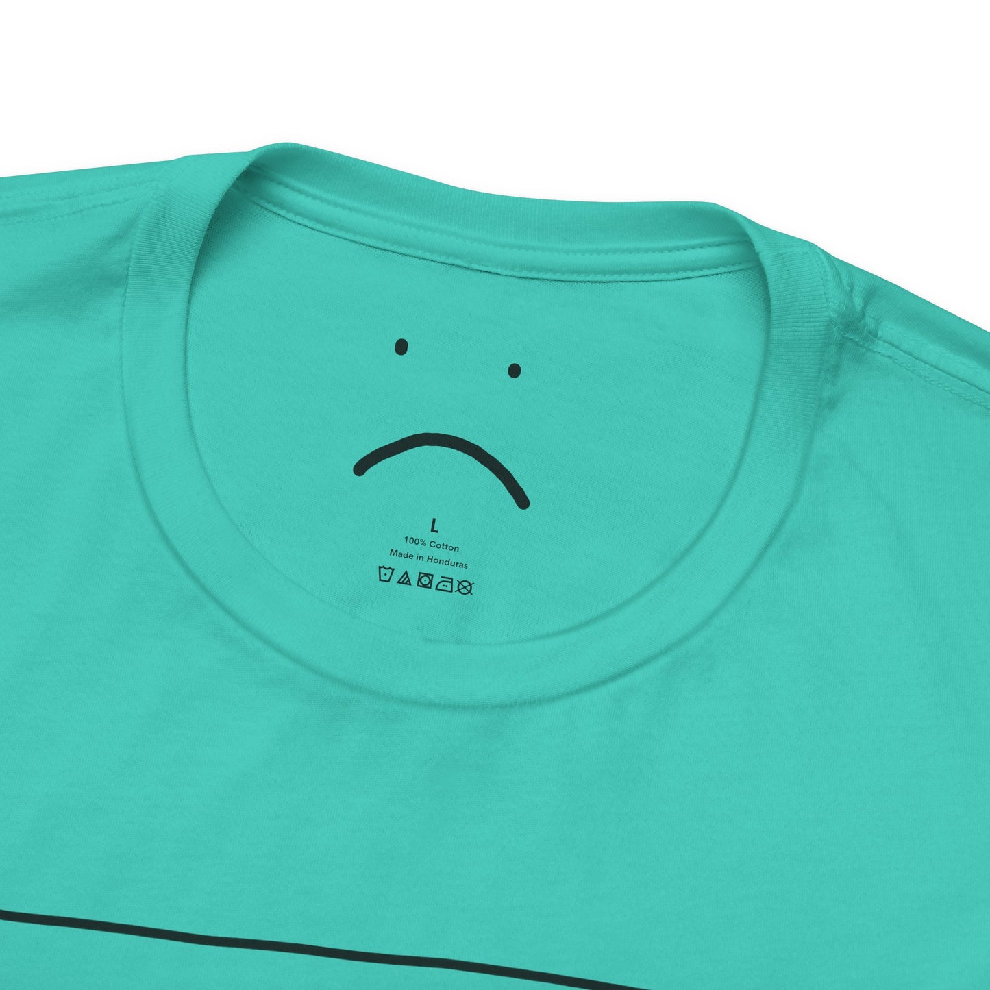 blue hair lands tee
