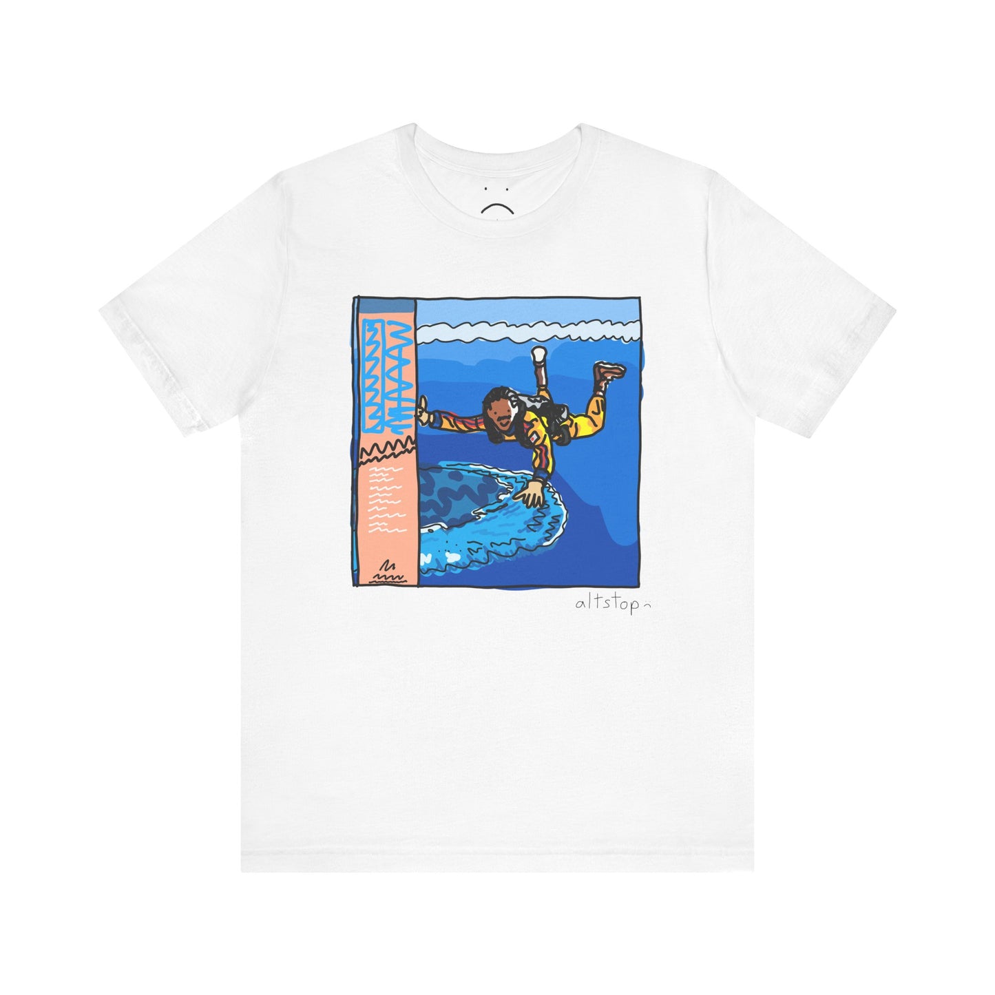 japanese skydiver deluxe tee