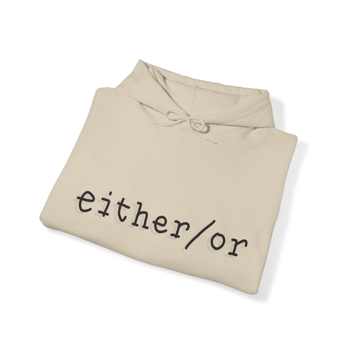 either / or hoodie