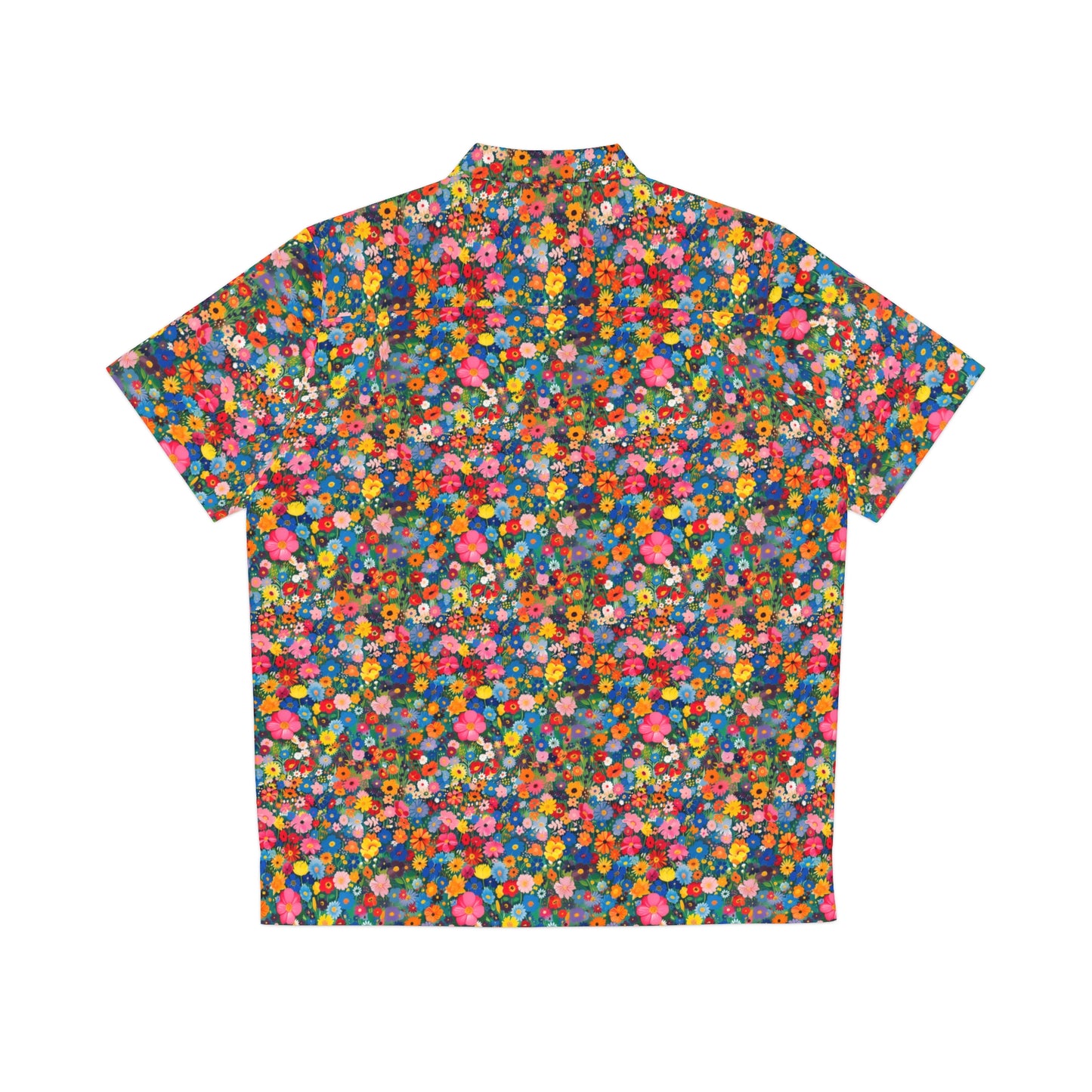 tiny flower button-down shirt