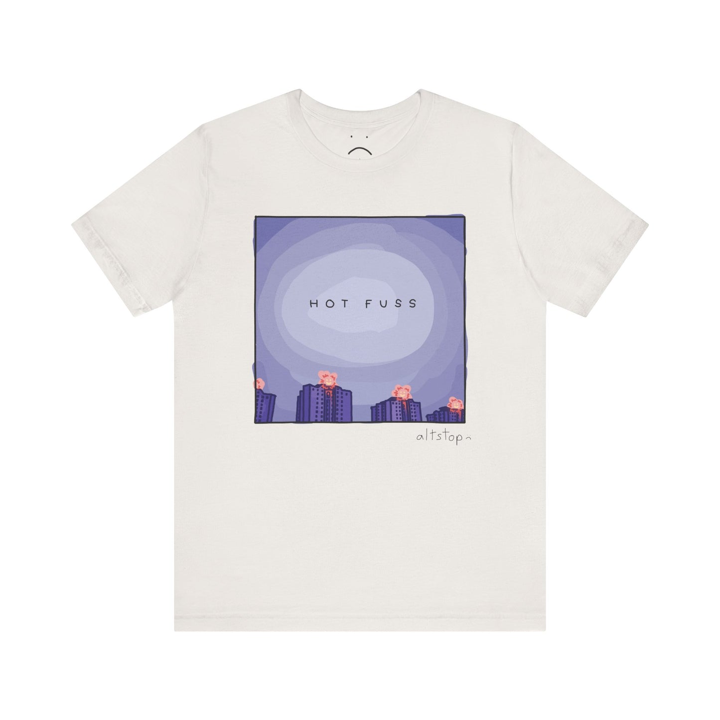 smiley buildings in beijing deluxe tee