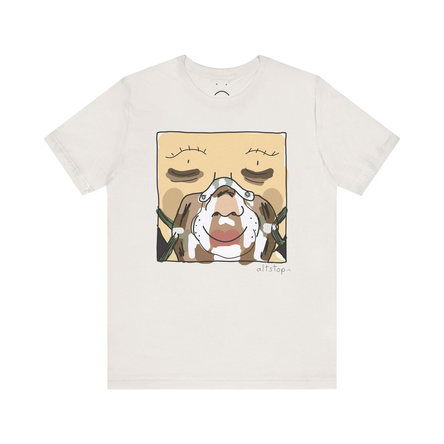 oxygen mask lady deluxe tee