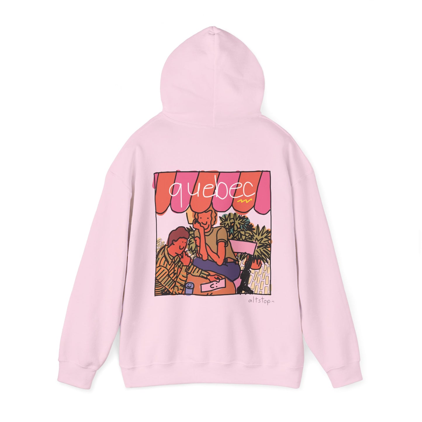 i heart quebec hoodie