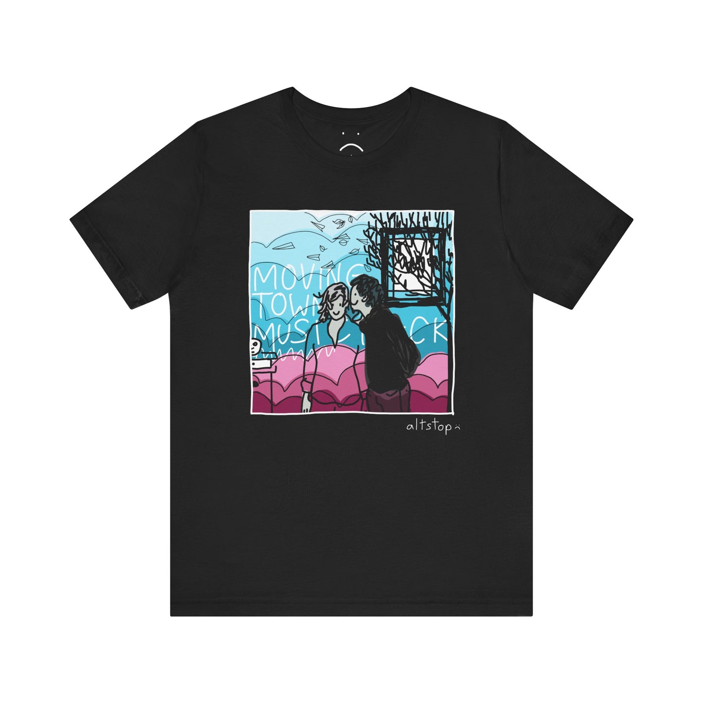 moving town musictrack deluxe tee