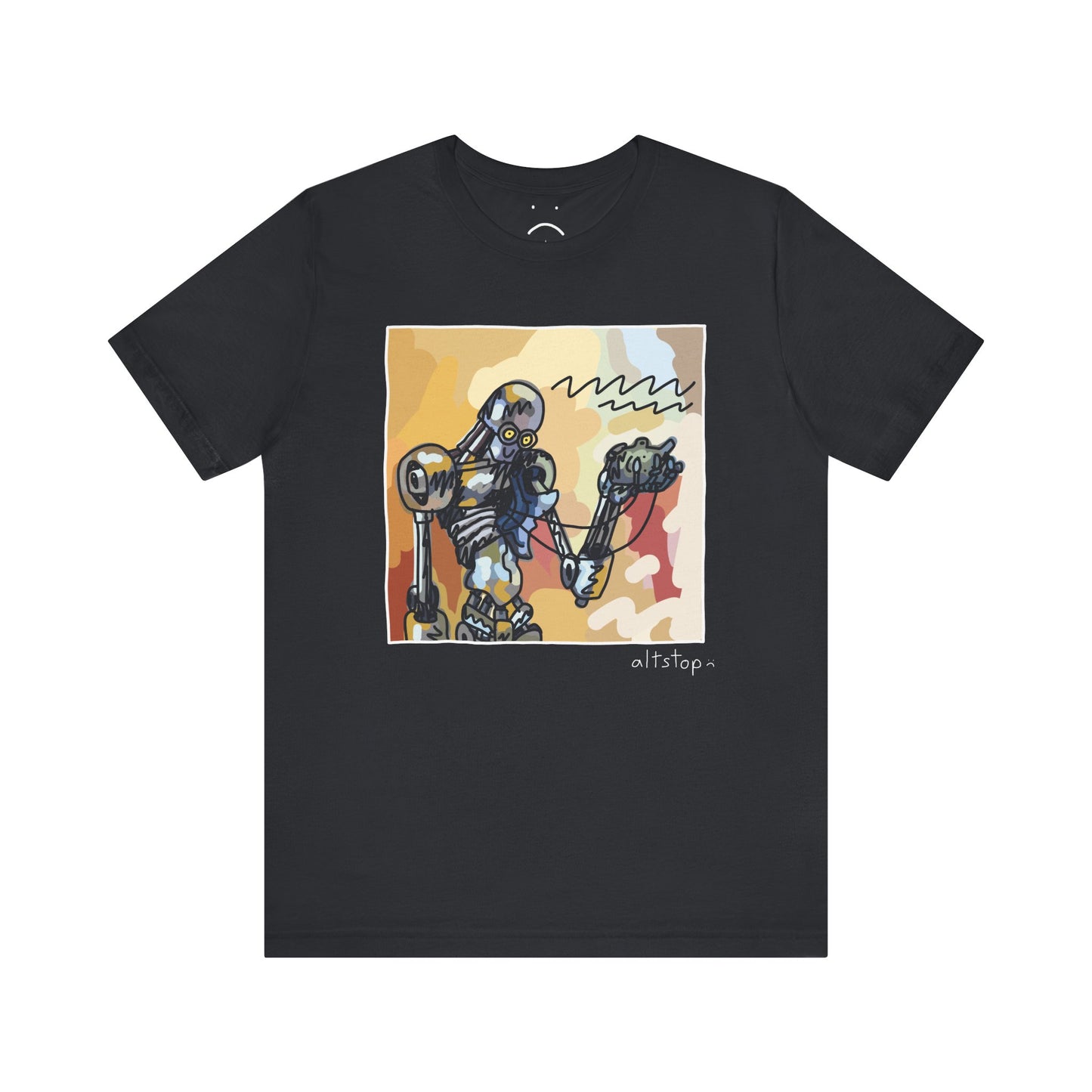 robo with a heart deluxe tee