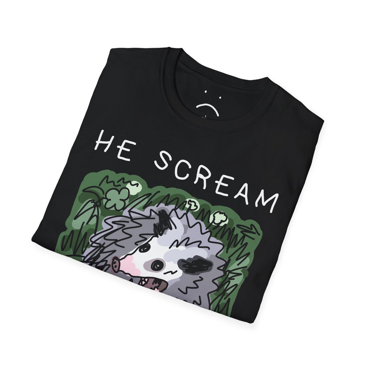 he scream at own ass tee